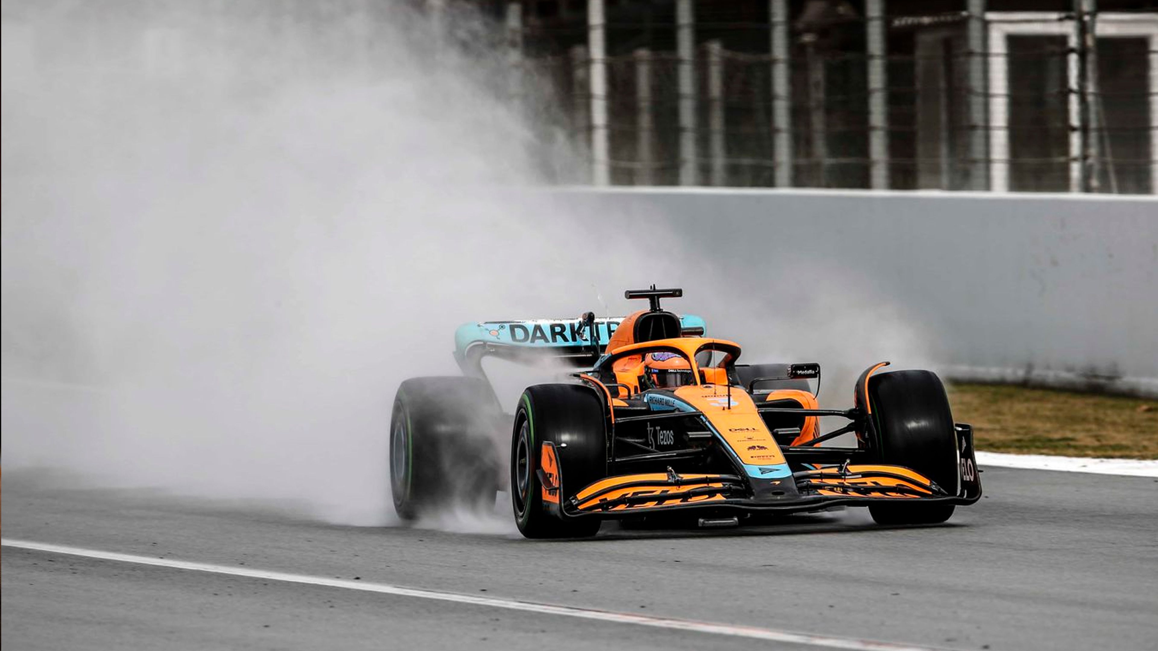 Daniel Ricciardo, McLaren F1. Test de F1 2022 en Barcelona.