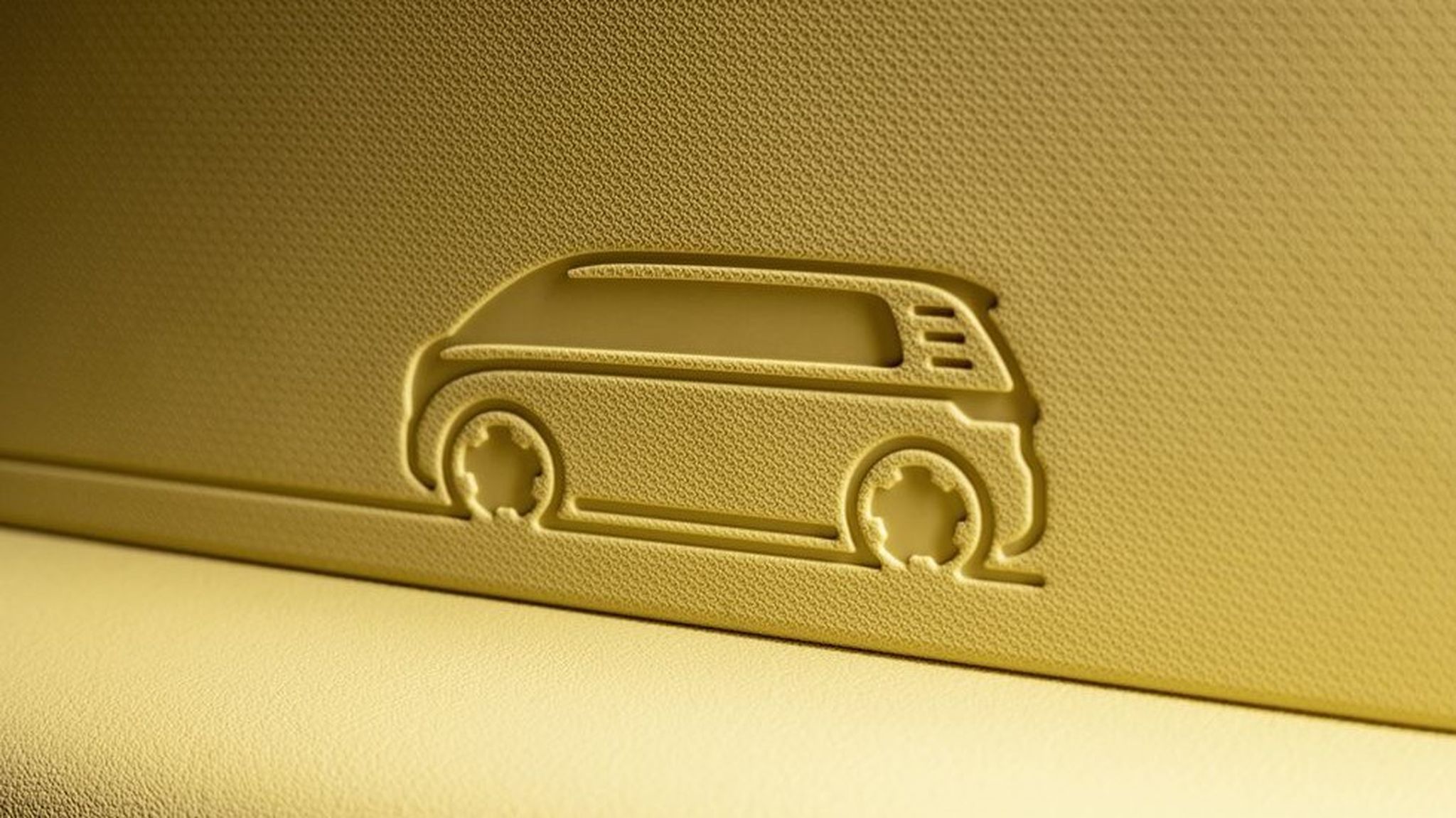 Detalles y 'easter eggs' del interior del VW ID. Buzz