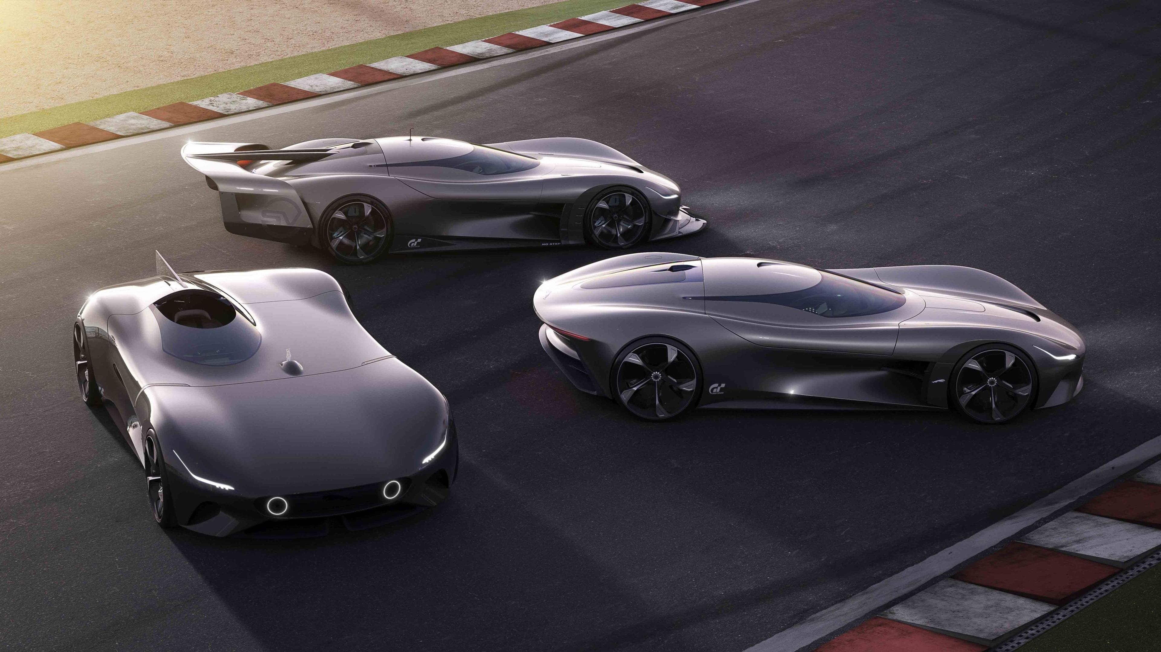 Jaguar Vision Gran Turismo Coupé, Roadster y SV