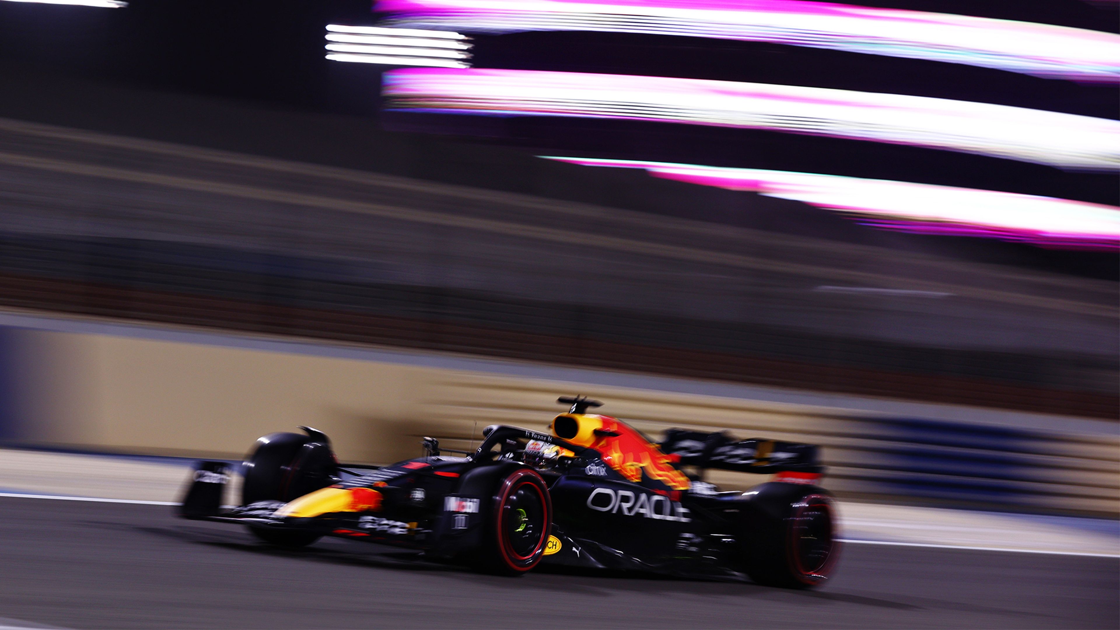Max Verstappen en los test de Bahrein 2022