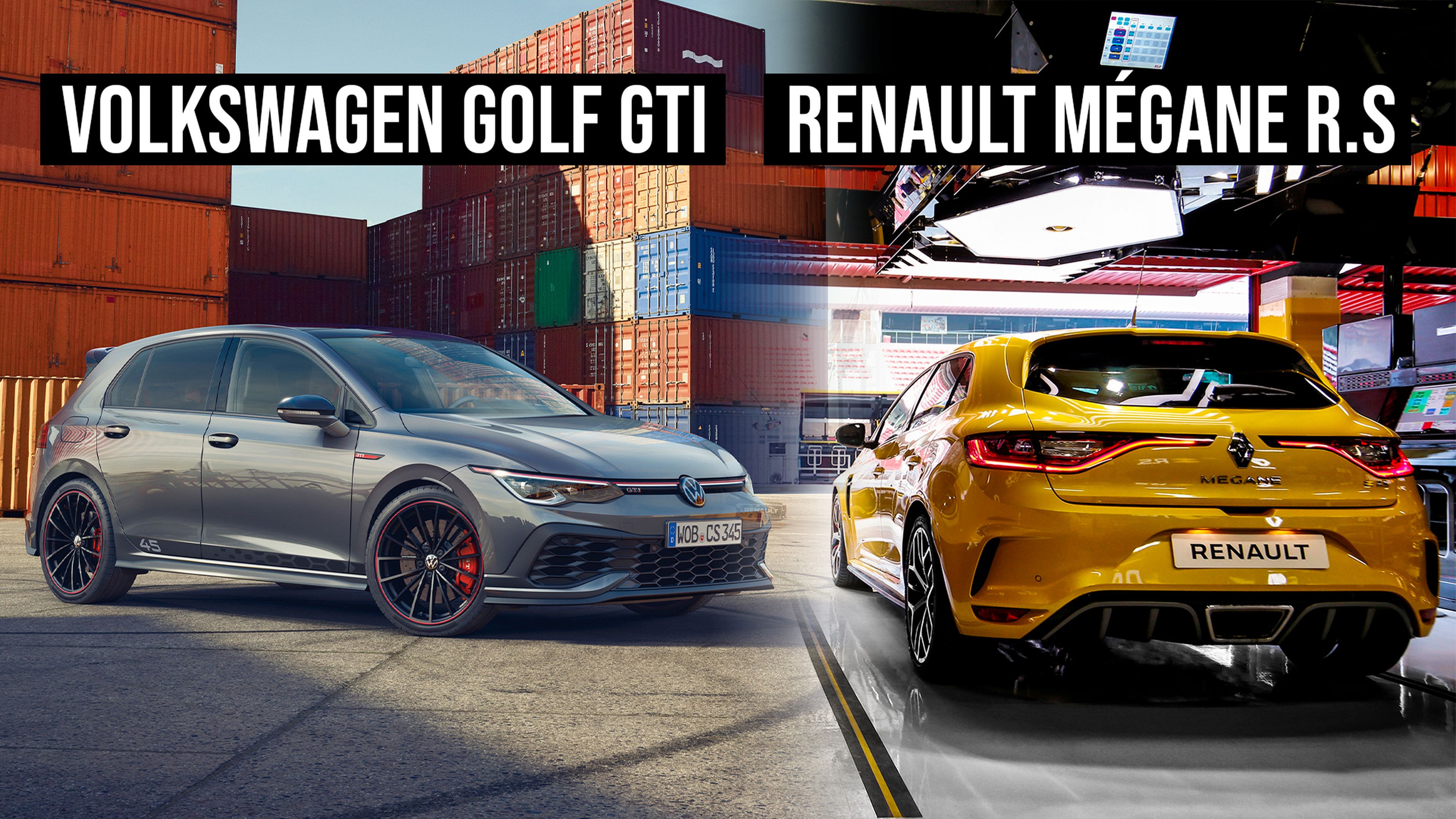 Volkswagen Golf GTI y Renault Mégane R.S.