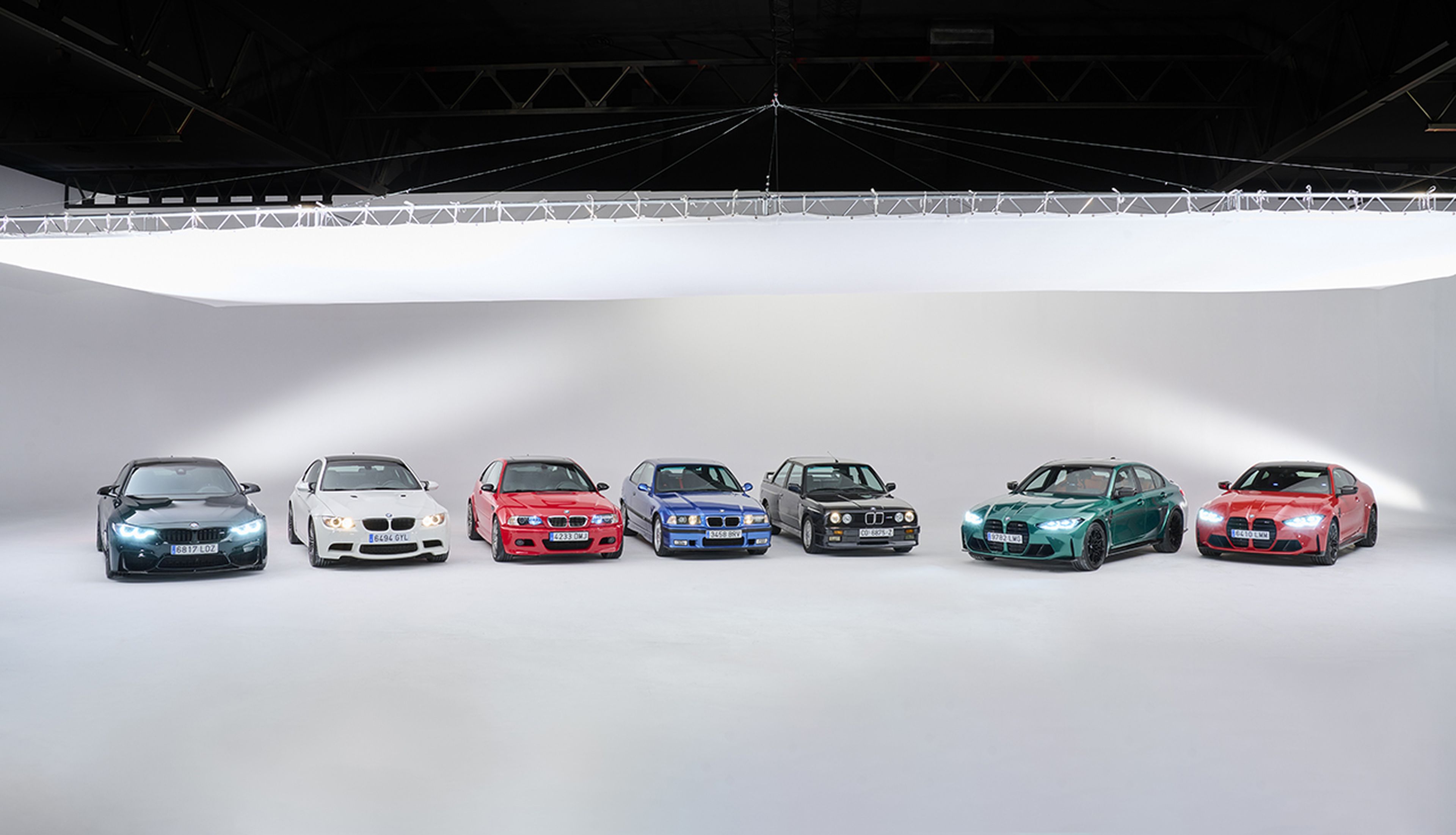 Las seis generaciones del BMW M3 (Prensa BMW).