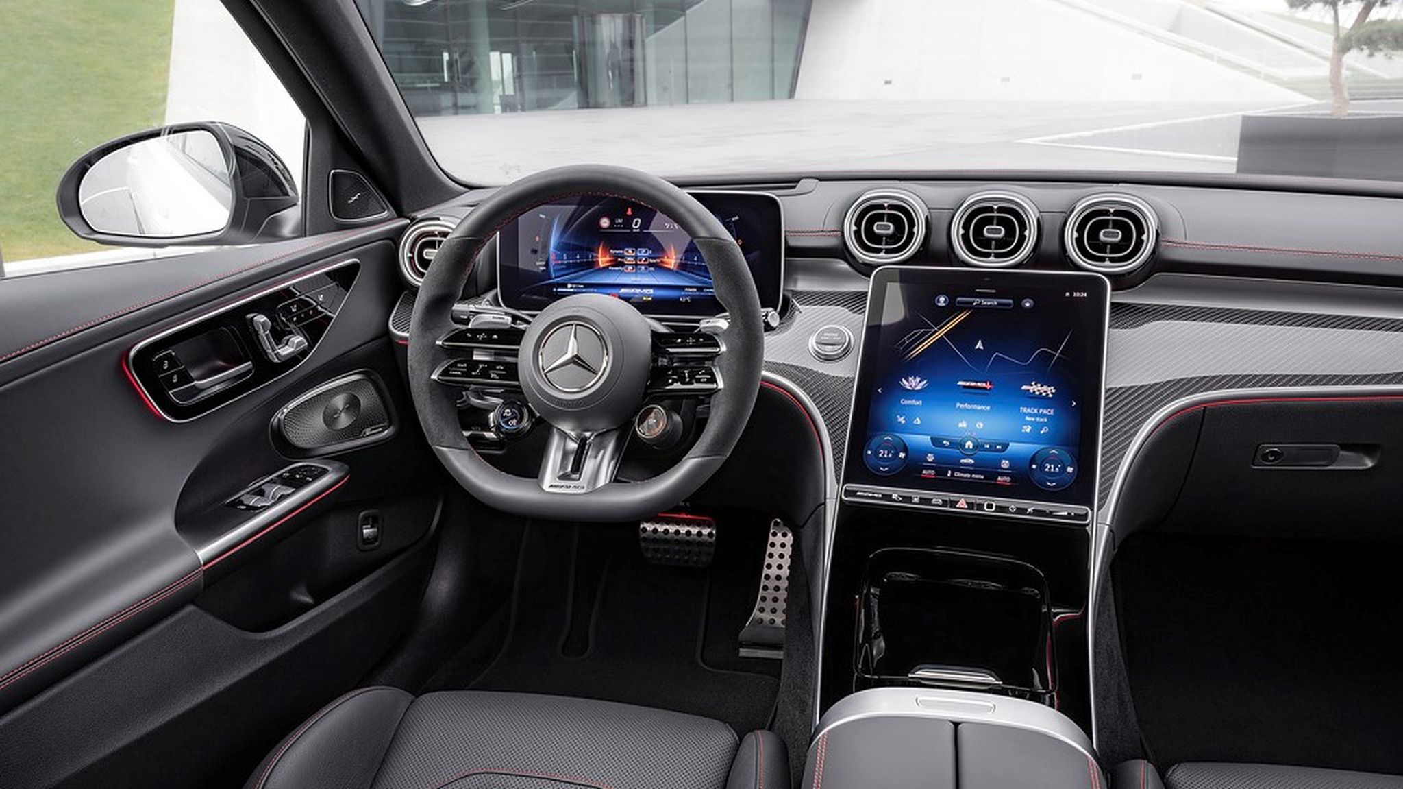 Interior del Mercedes-AMG C 43 2022