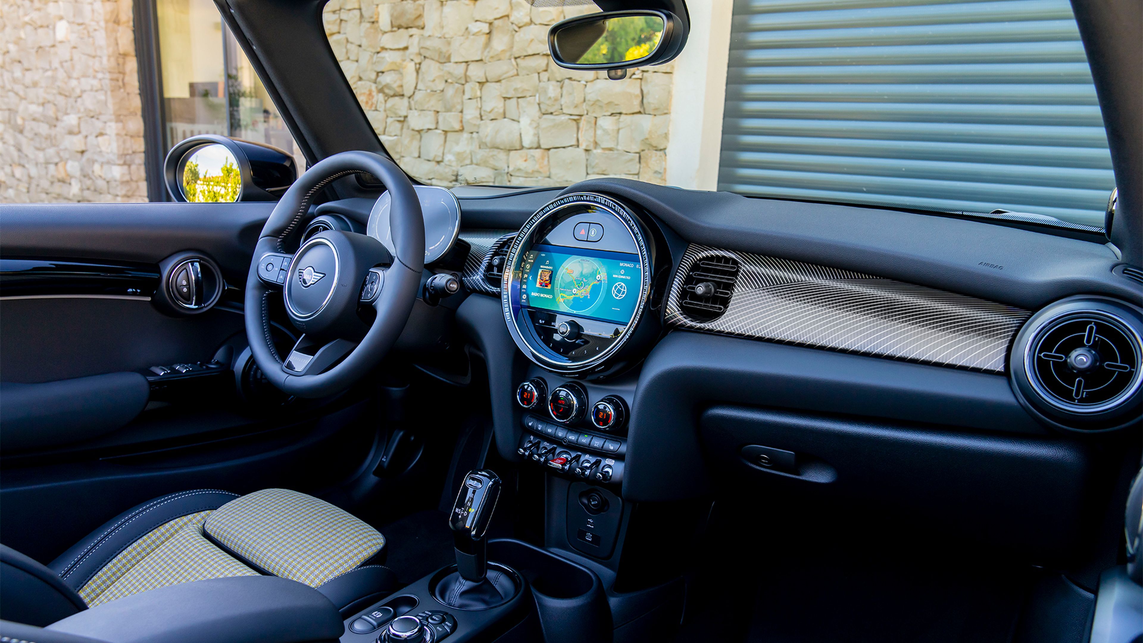 Interior del Mini Cooper S Cabrio Resolute Edition