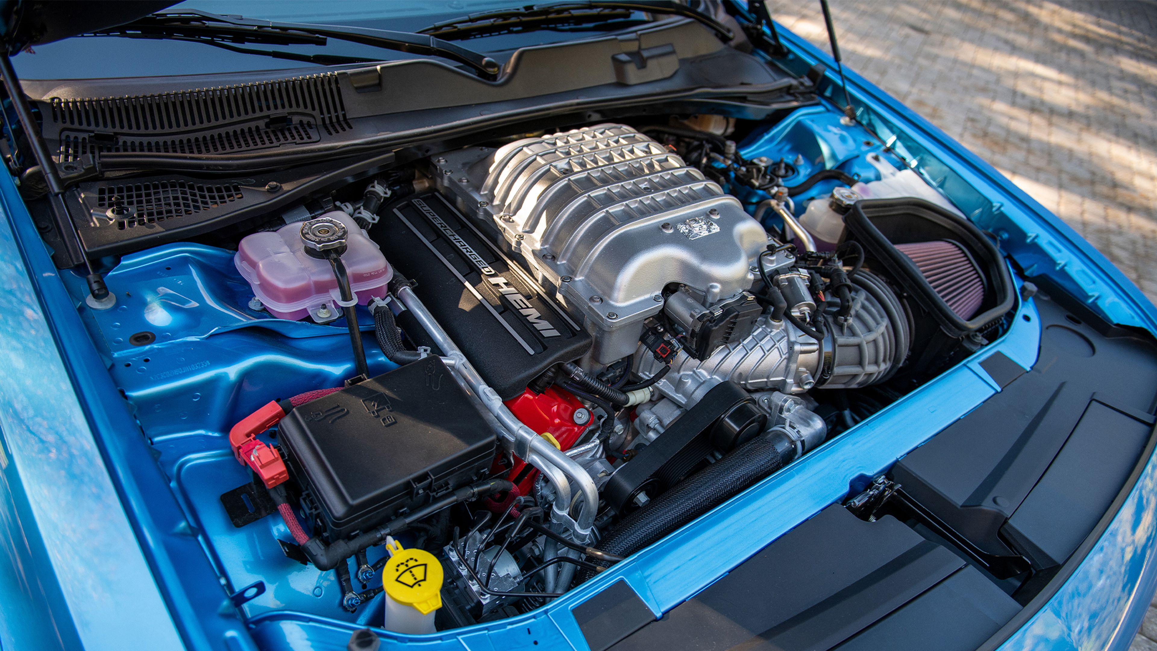 Motor HEMI V8 del Dodge Challenger SRT Demon