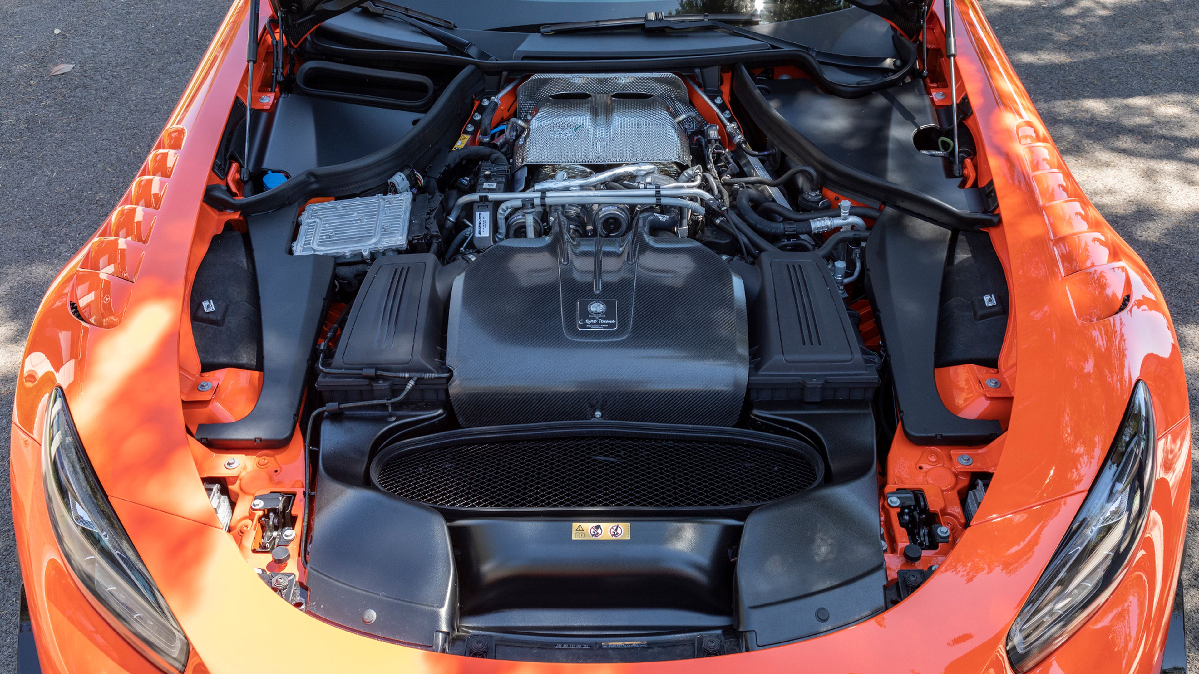 Motor M178 del Mercedes-AMG GT Black Series.