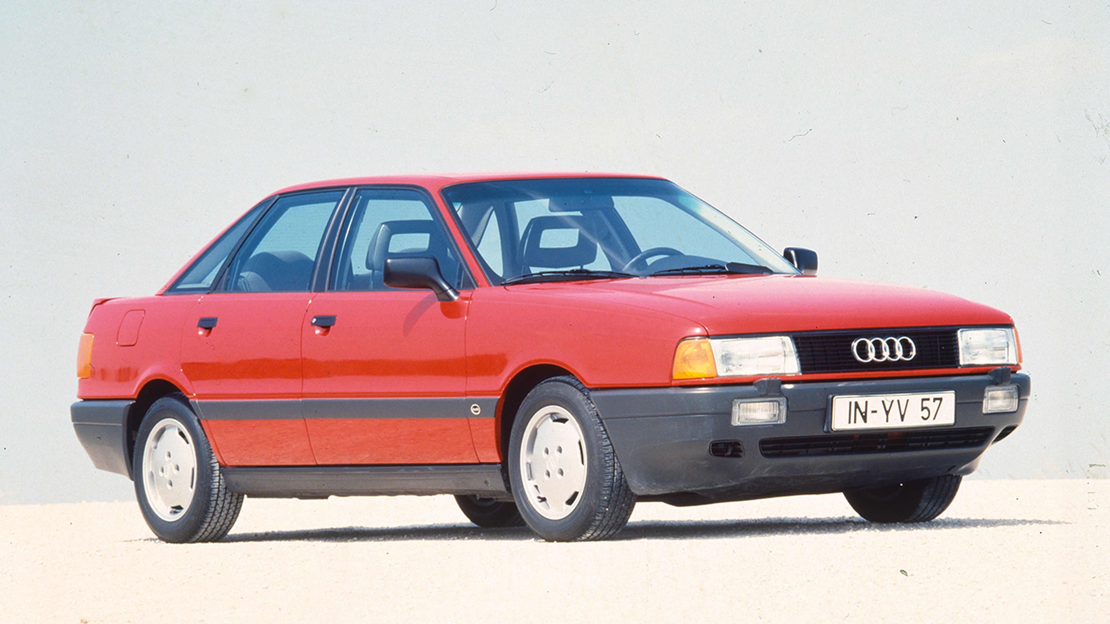 Tercera generación del Audi 80 (Prensa Audi).