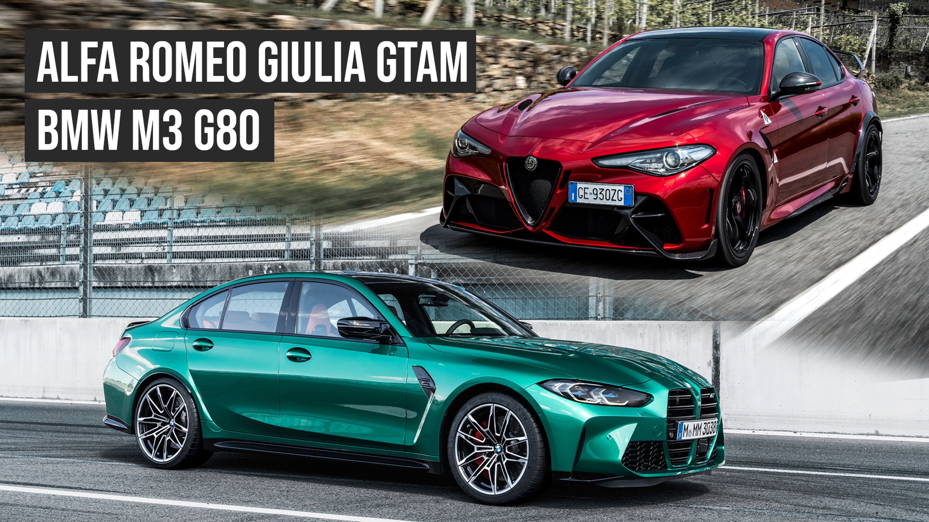 BMW M3 y Alfa Romeo Giulia GTAm