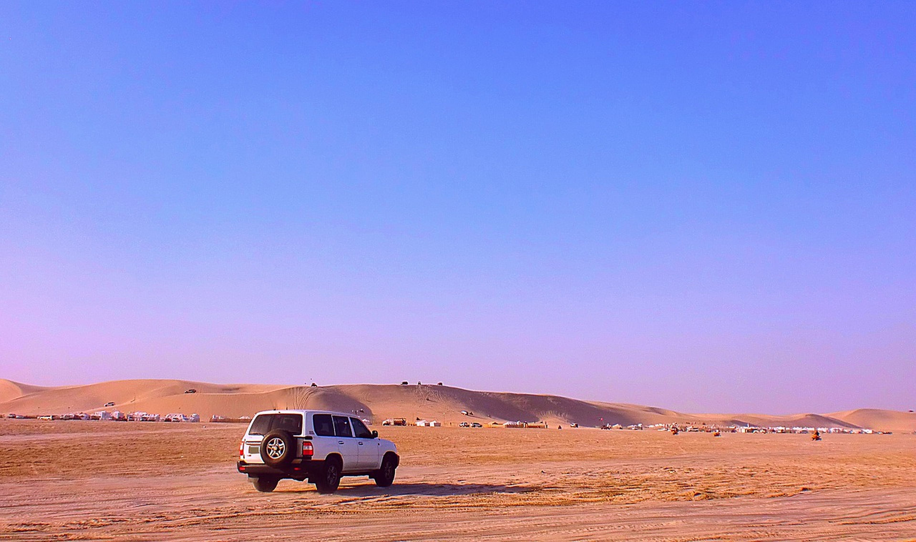 Conducir por el desierto