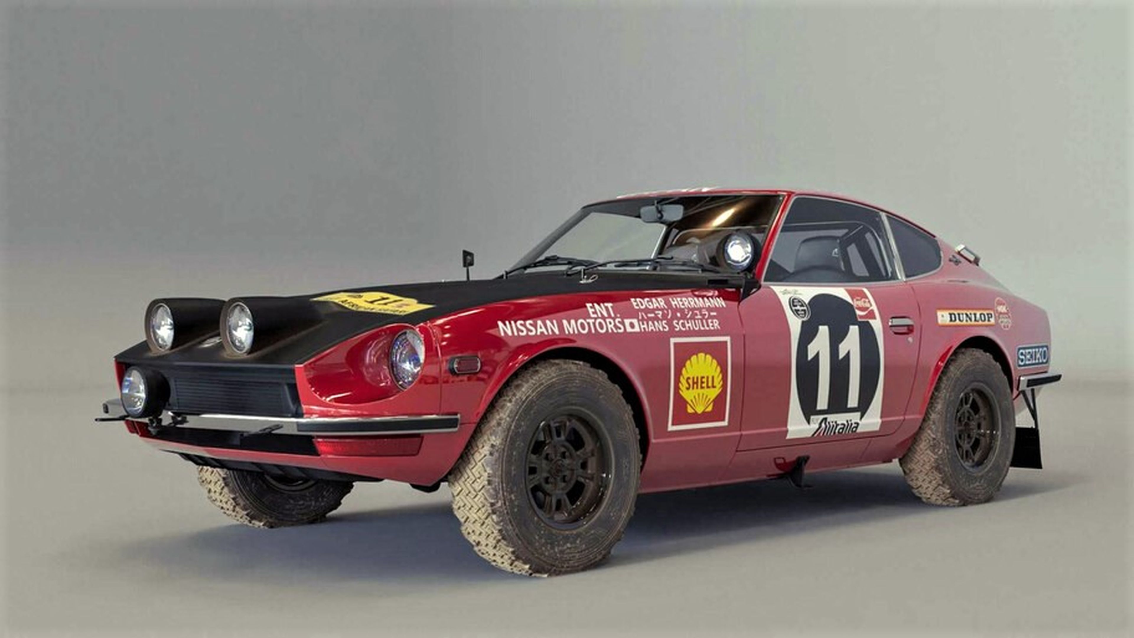 Datsun 240Z vencedor del Rally Safari 1971