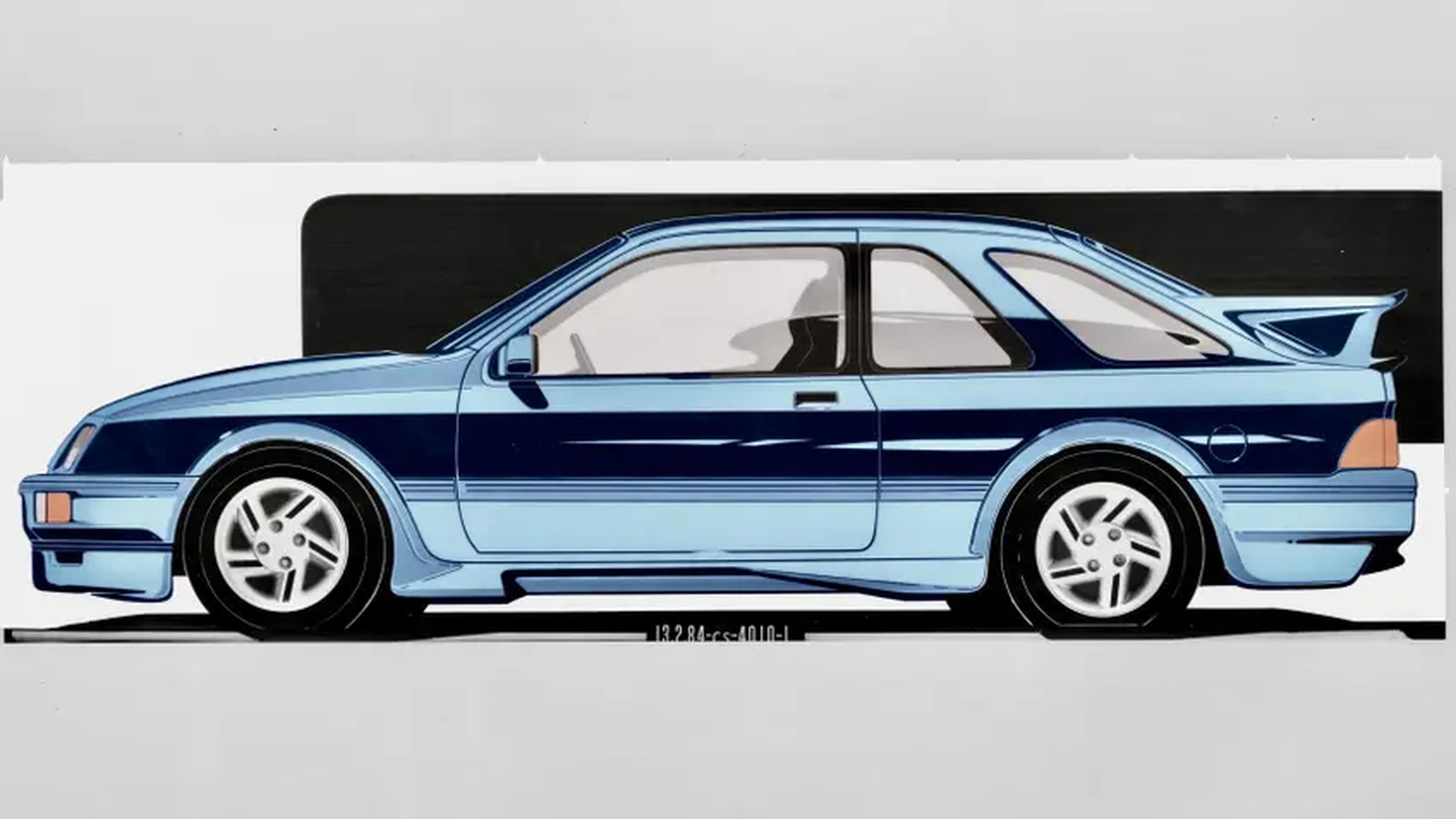 Ford Sierra Cosworth XR4i bosquejo