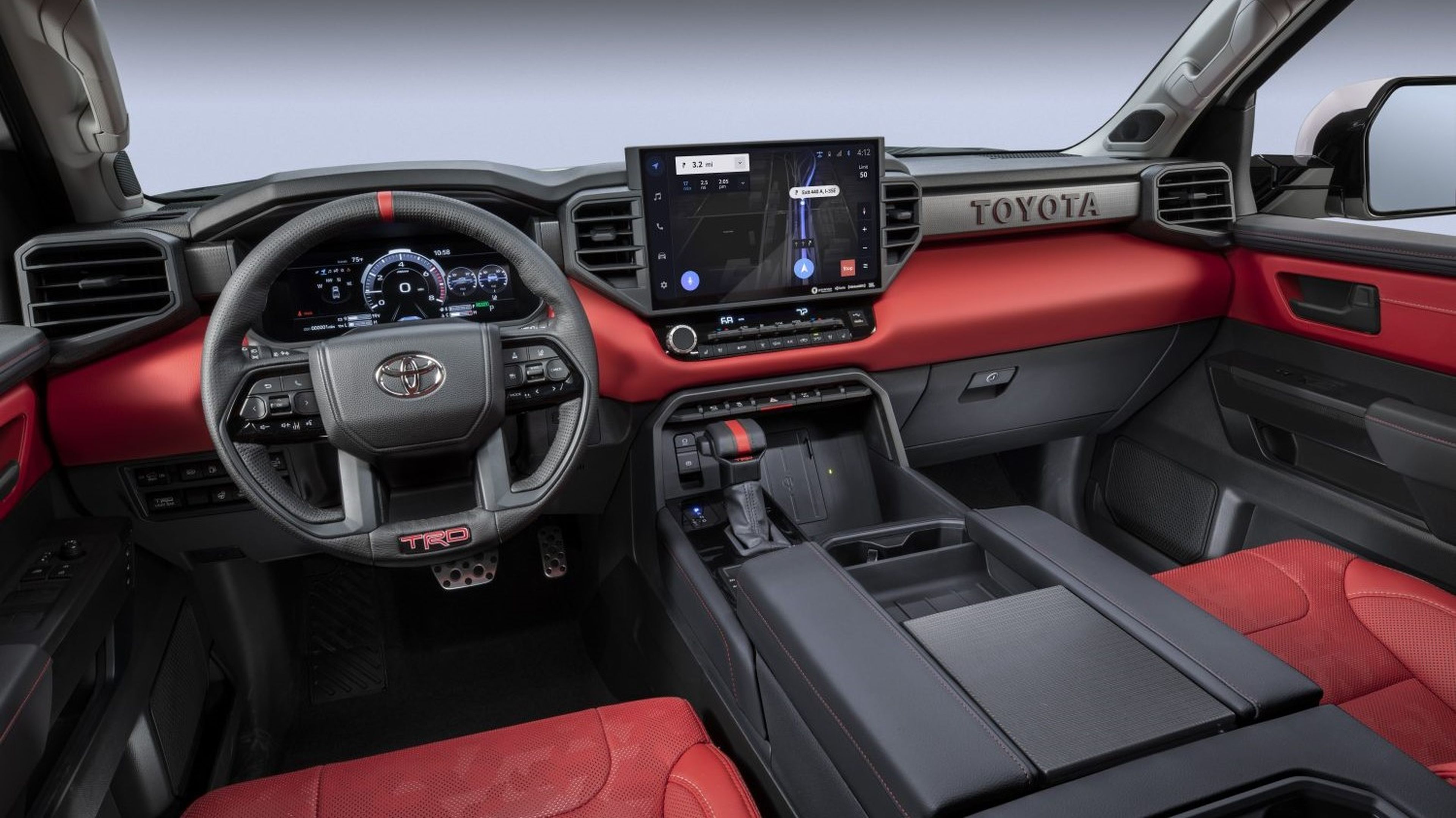 Interior del Toyota Tundra TRD Pro 2022