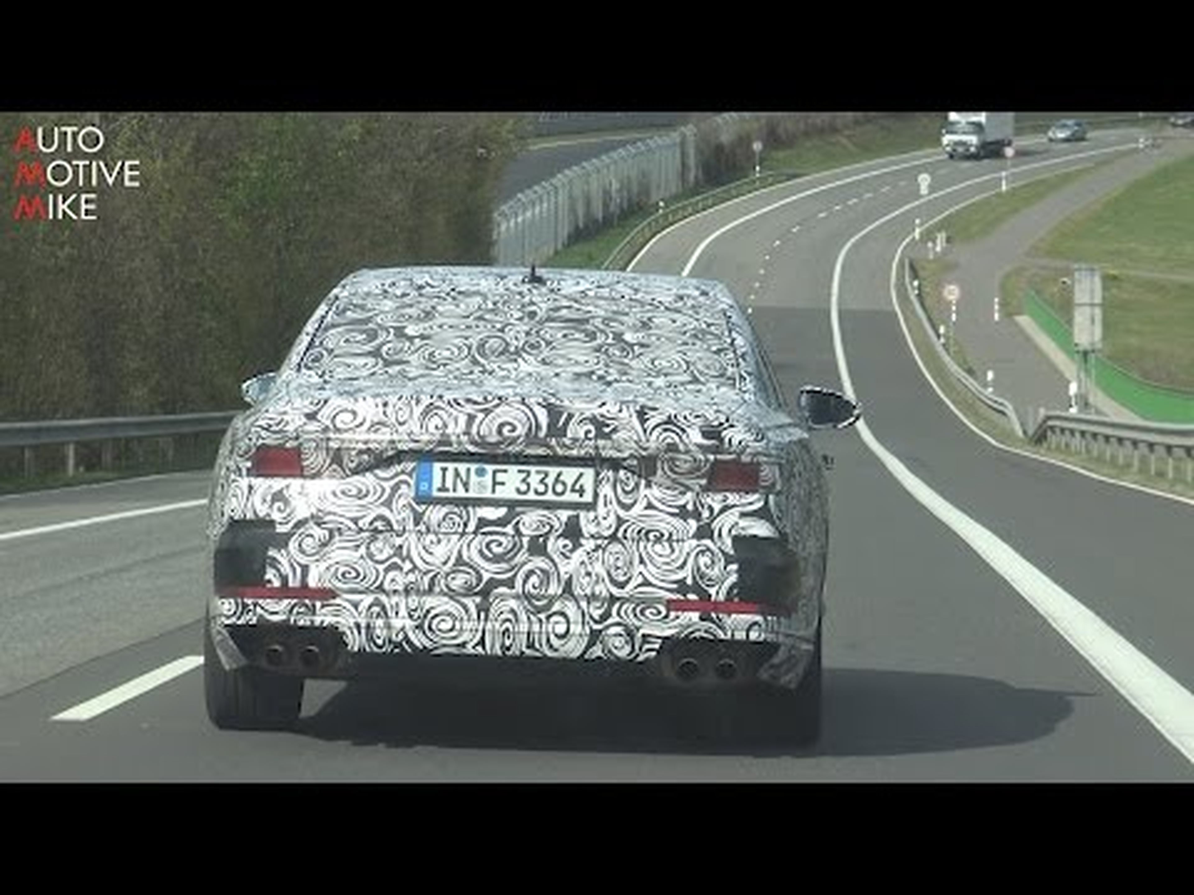 2019 Audi S8 spied testing at the Nürburgring