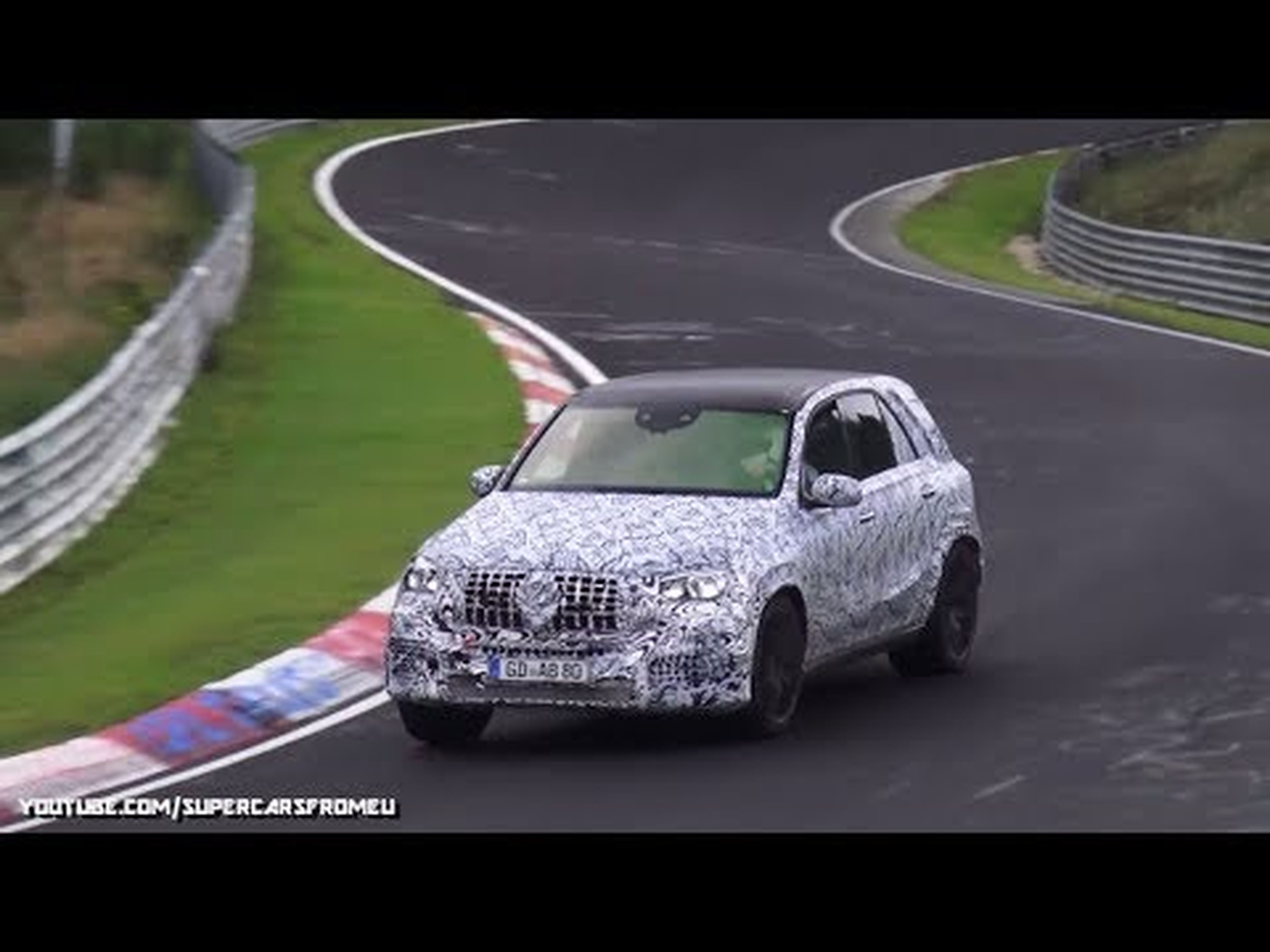 2019 Mercedes GLE 63 AMG Spied testing on the Nurburgring, Nordschleife!