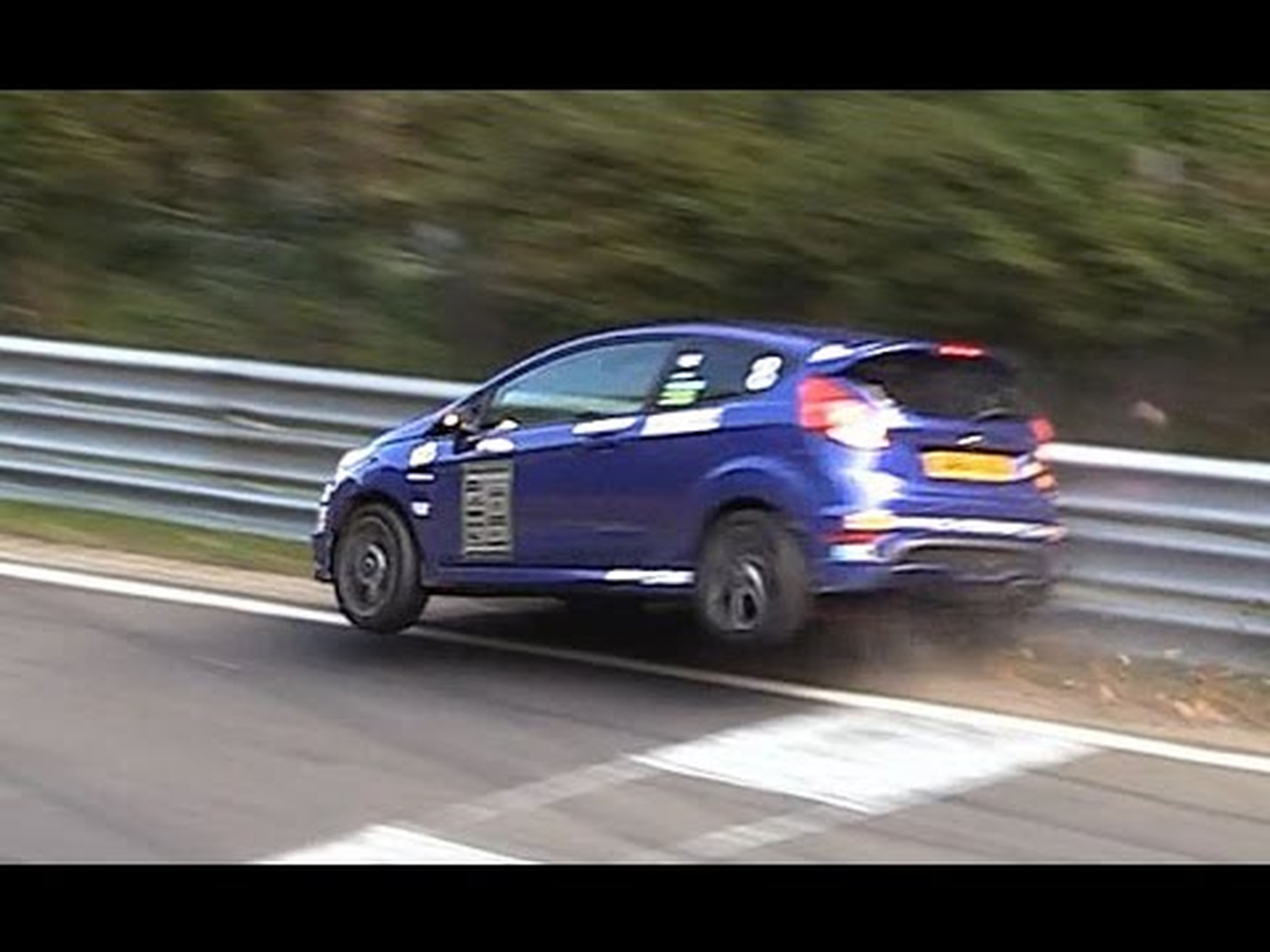 Accidente de un Ford Fiesta ST en Nürburgring