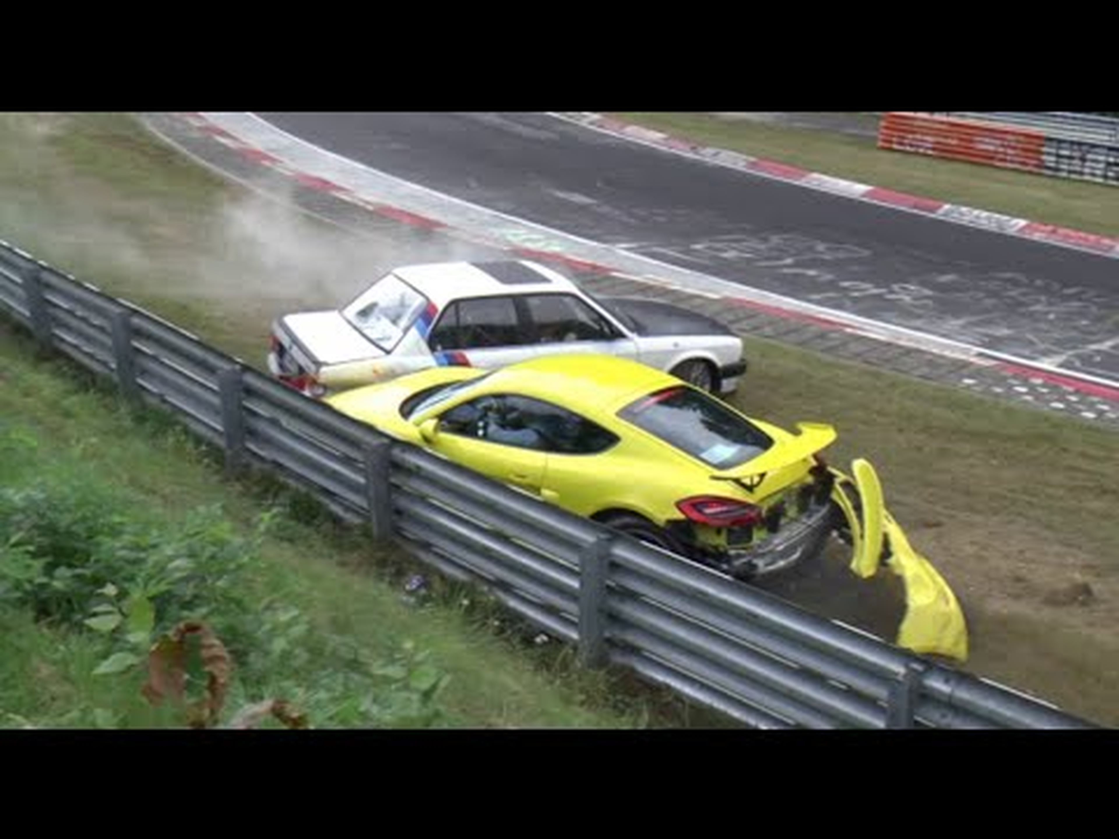 Accidente Porsche Cayman GT4 Nürburgring
