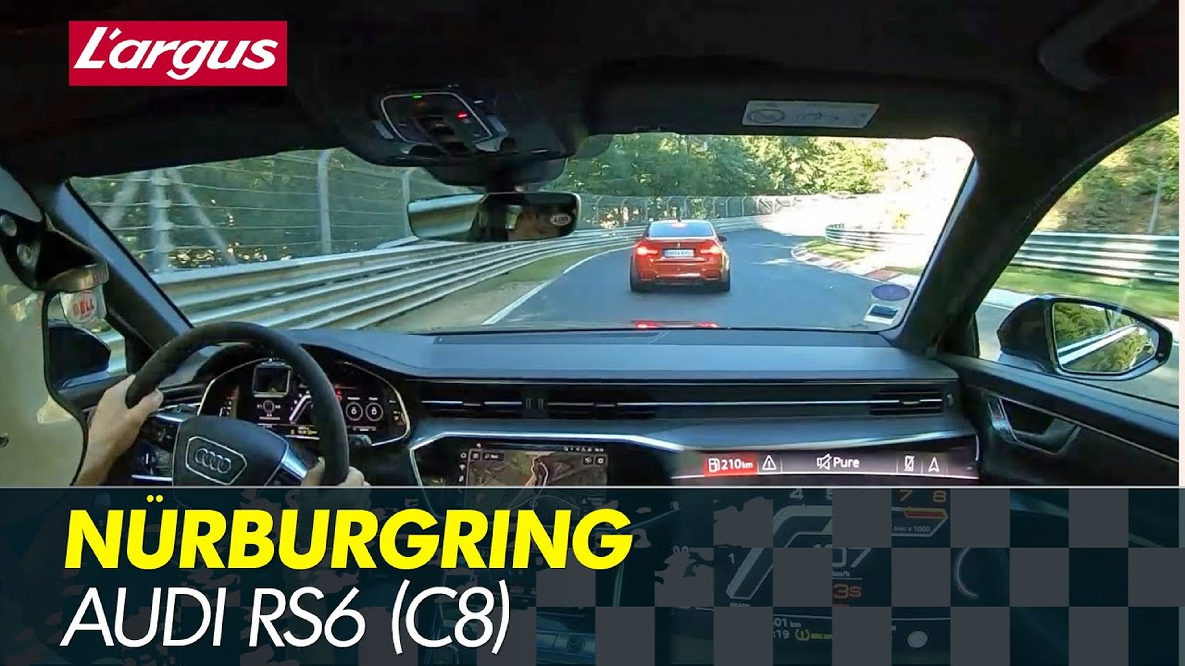 Audi RS6 (2020) Nurburgring hot lap onboard