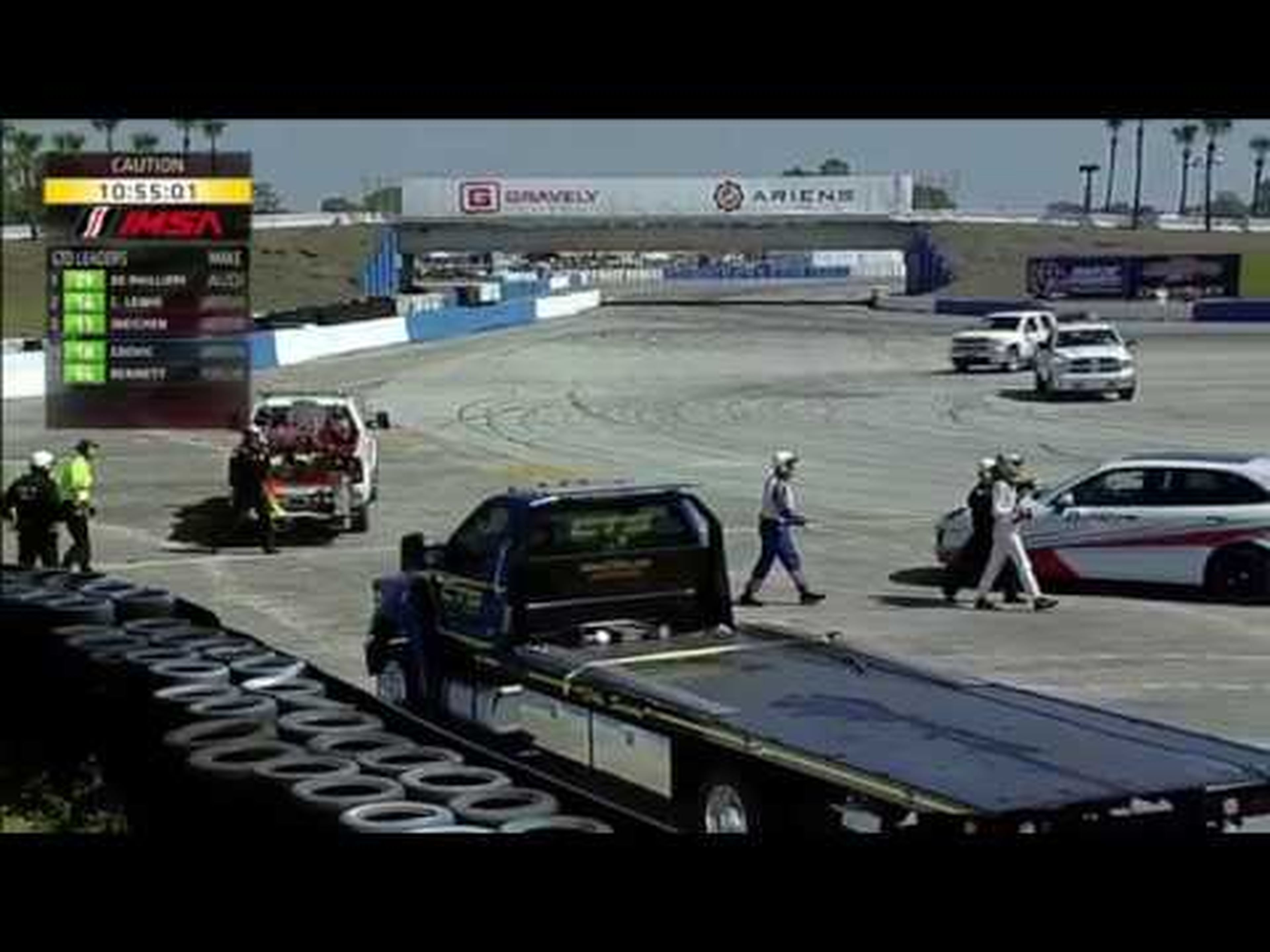 IMSA WeatherTech SportsCar Championship 2017. Twelve Hours of Sebring. Joel Miller Hard Crash
