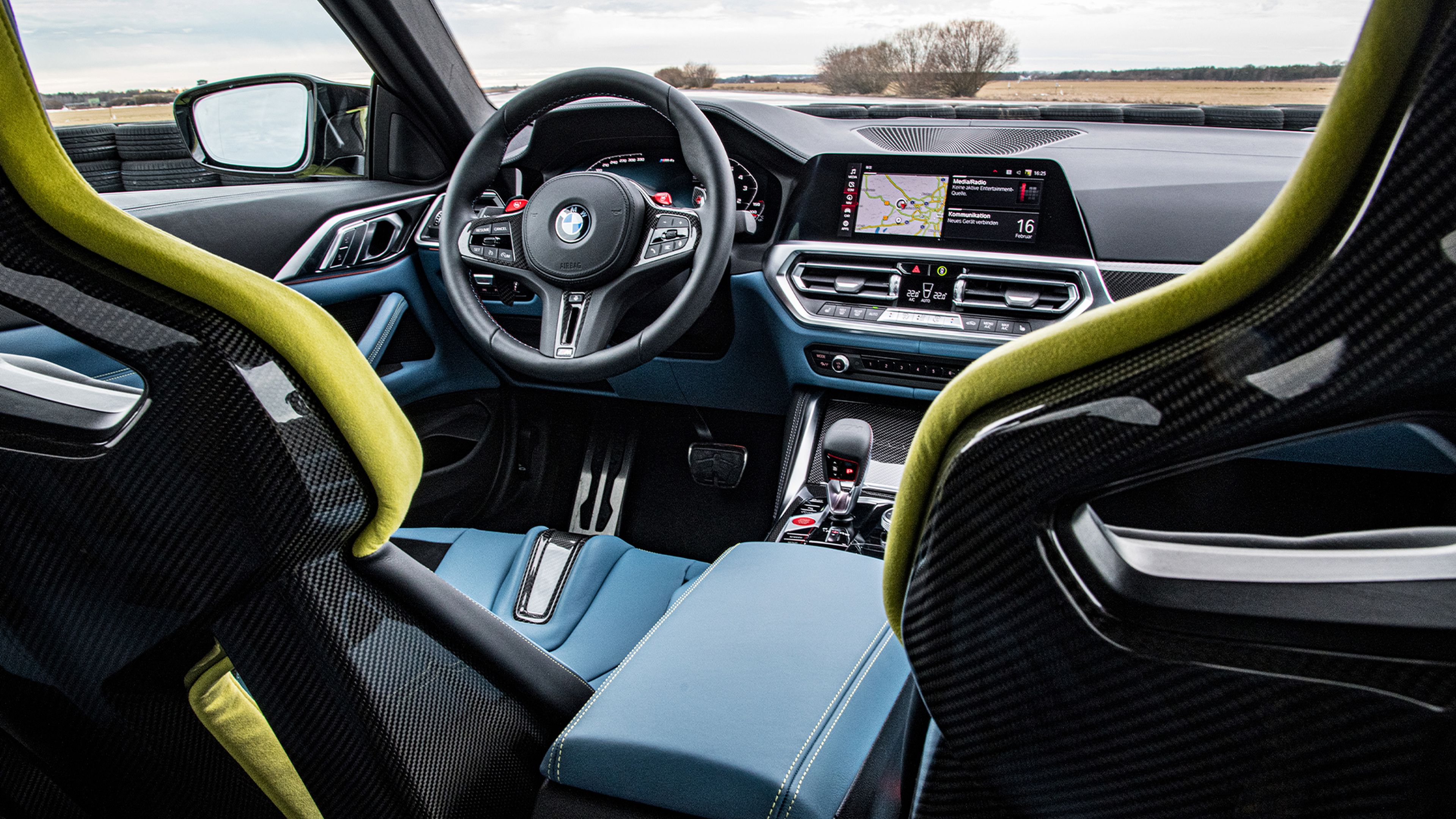 Interior del BMW M4 Coupé Competition.