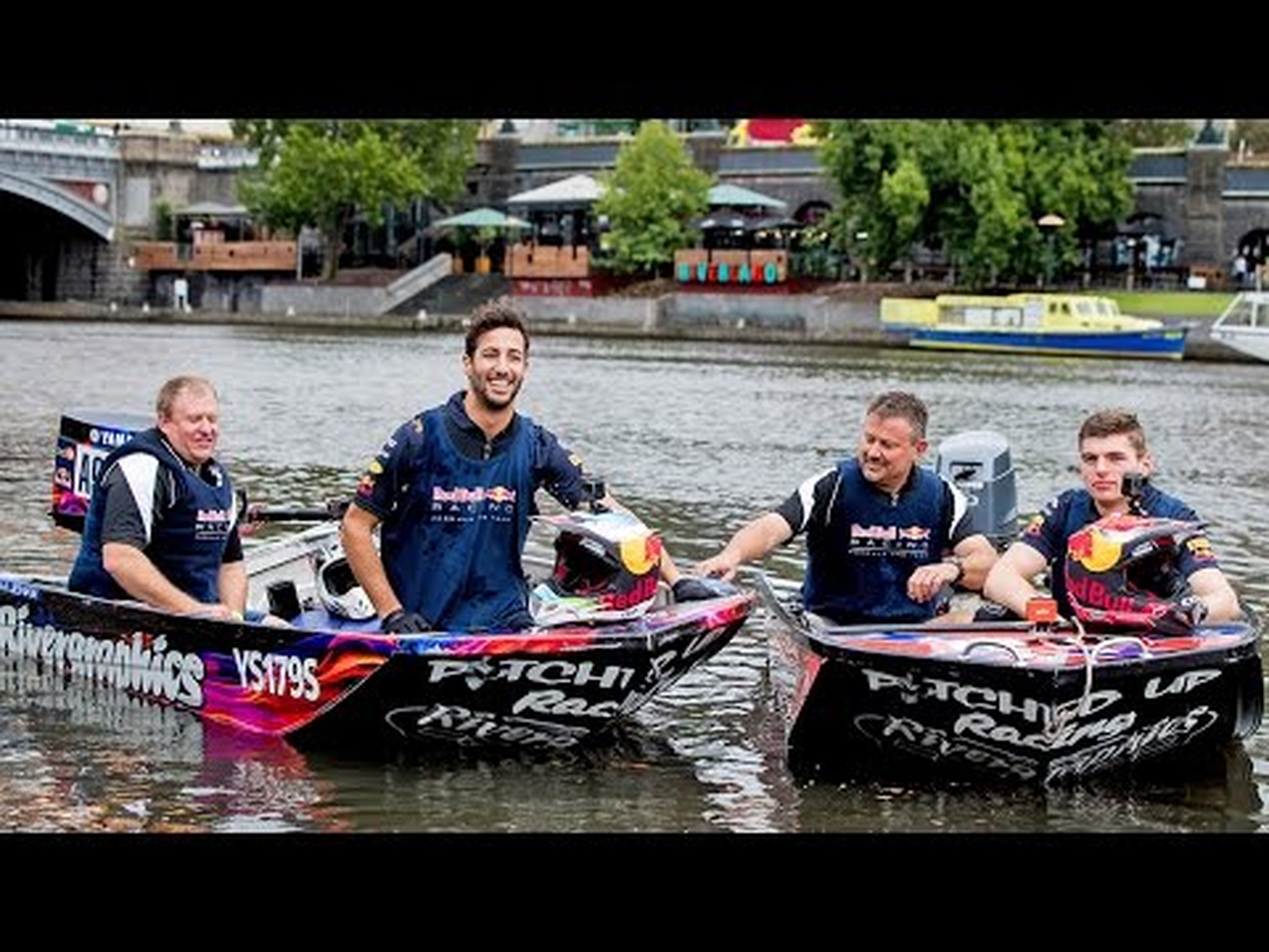 A Melbourne Dinghy Dash with Daniel Ricciardo and Max Verstappen