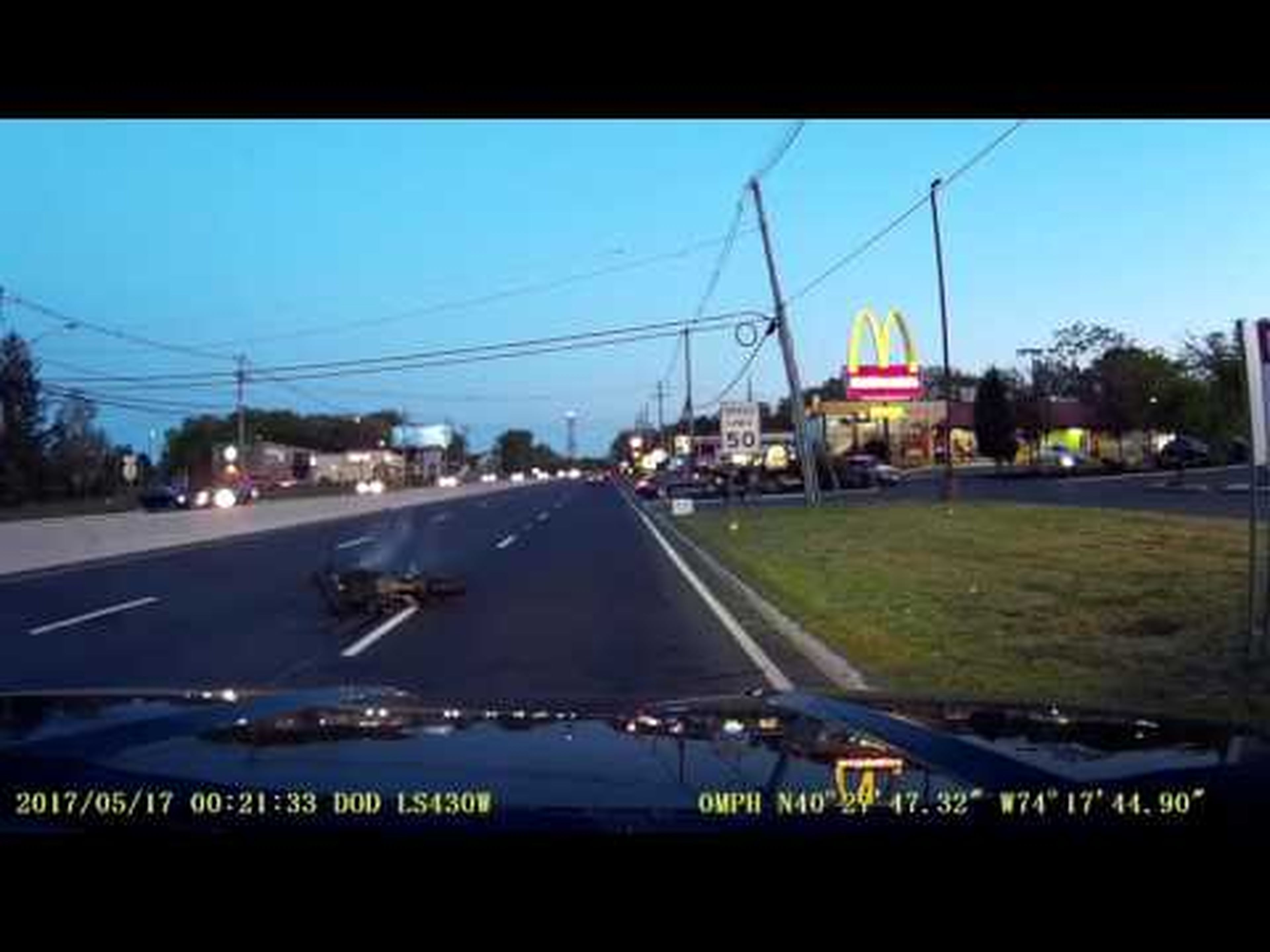 Motorcycle accident