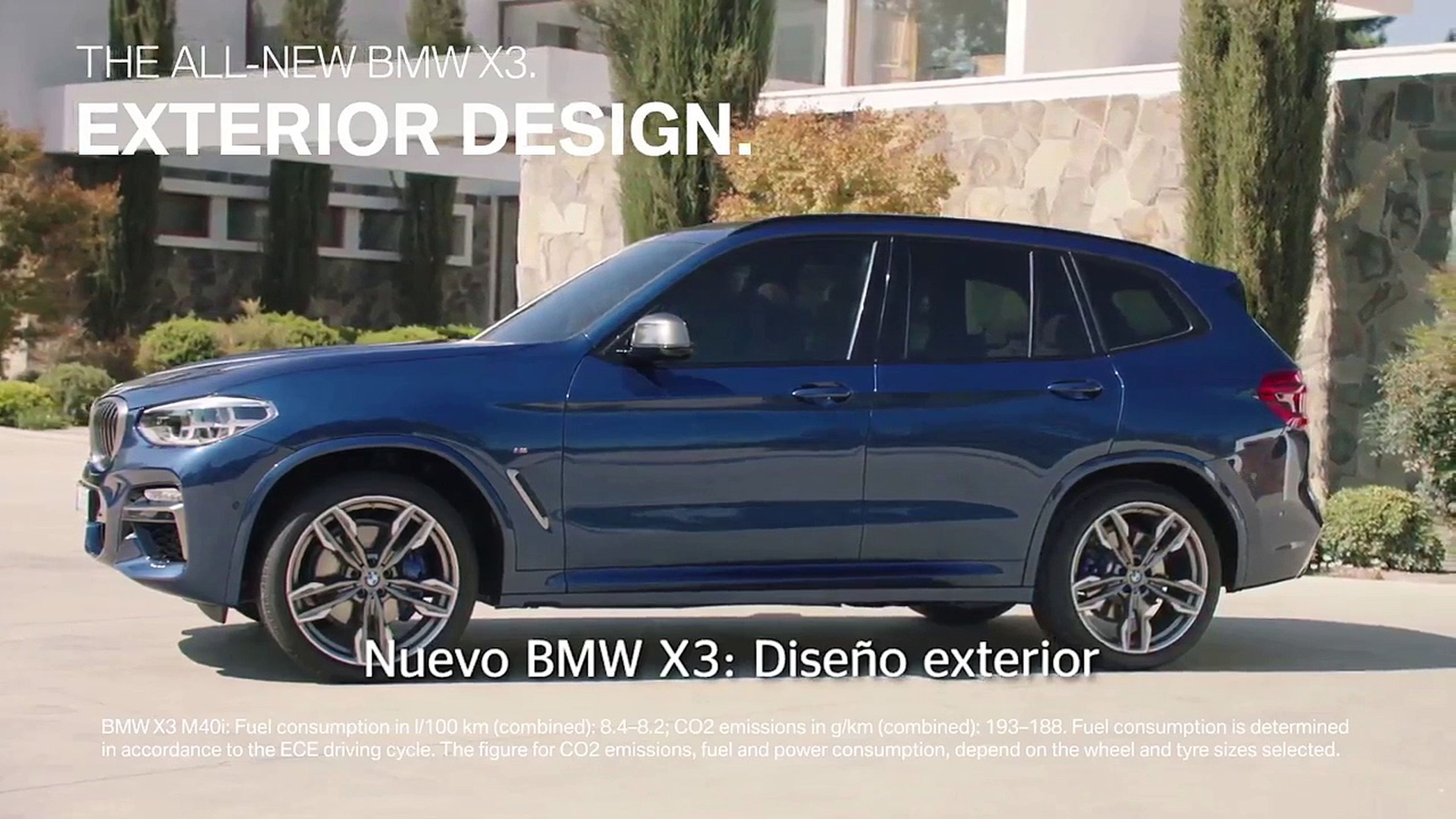 VÍDEO: así es el diseño del nuevo BMW X3 2018 [TG]