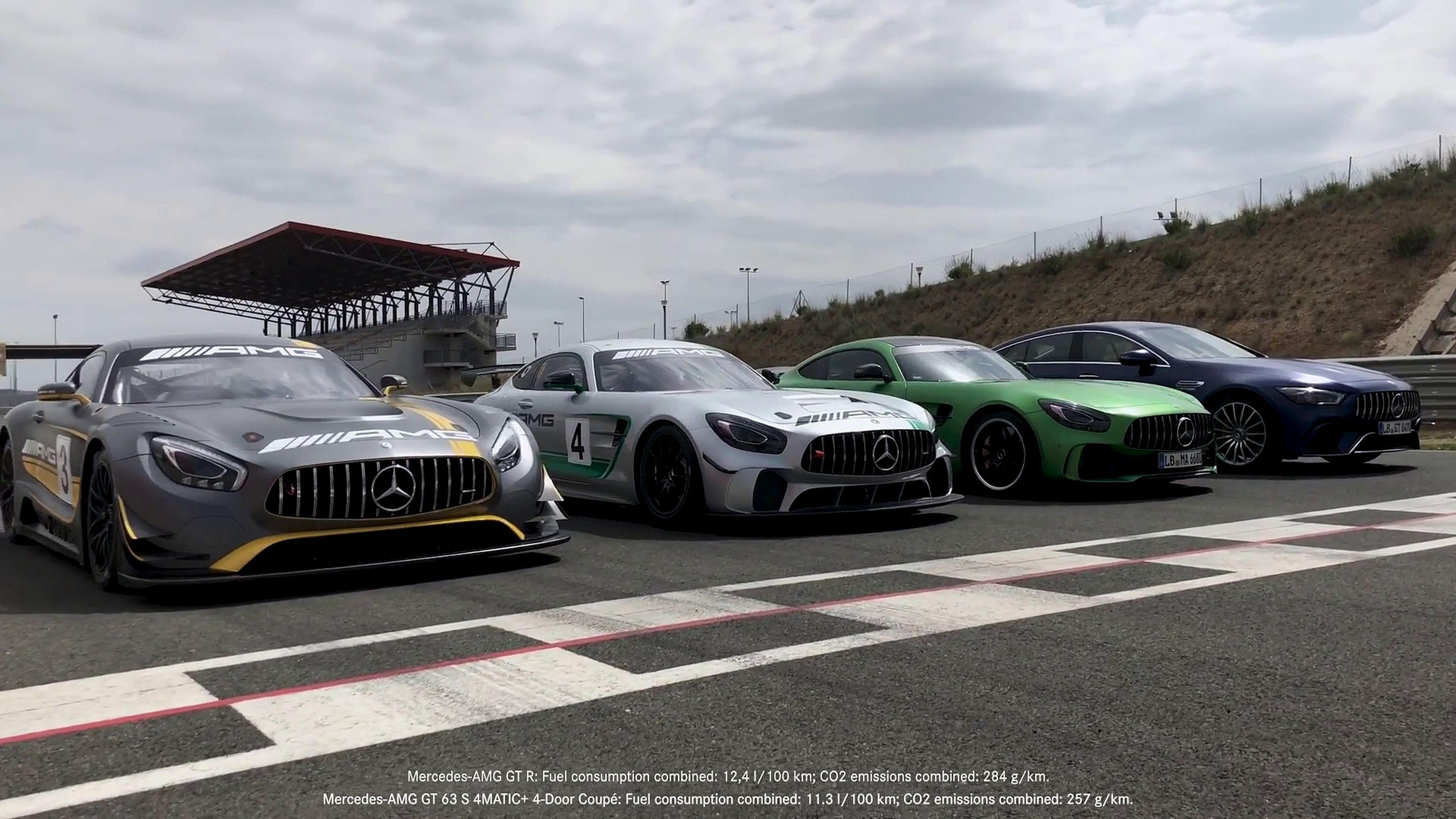 Vídeo: ¡la familia Mercedes-AMG GT arrasa en circuito! [TG]