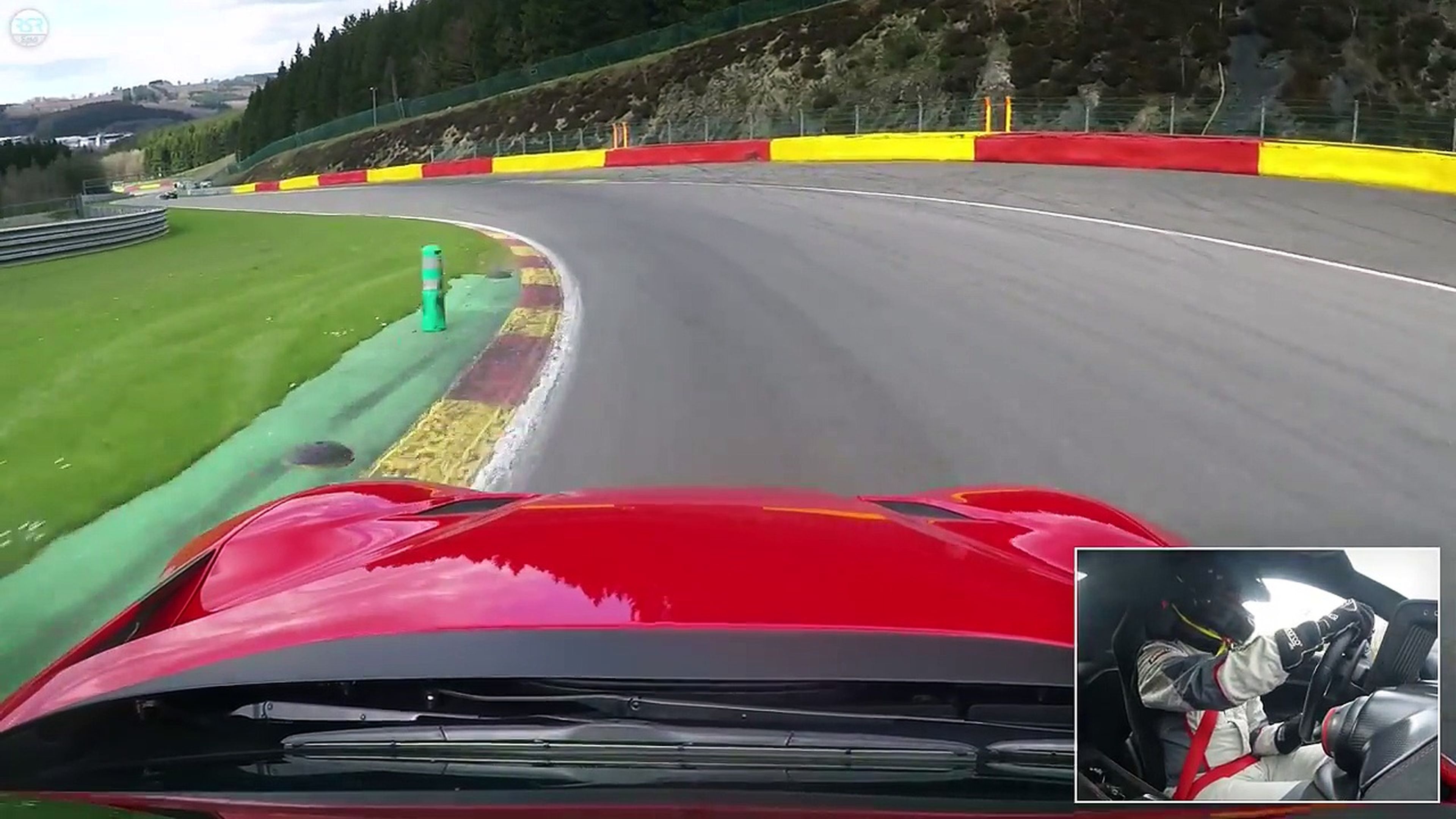 Vídeo del Ferrari F12 TdF en Spa-Francorchamps