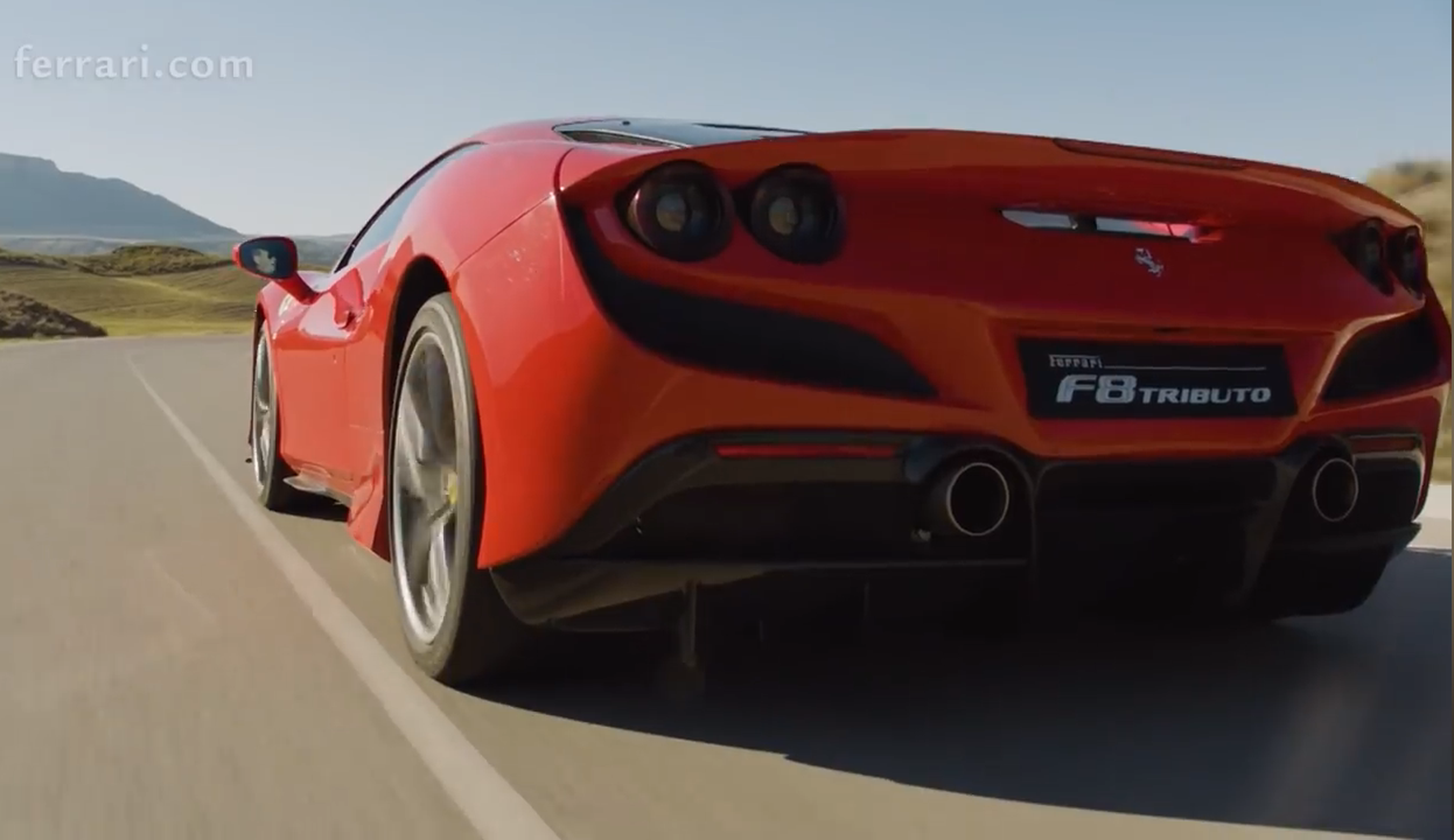 VÍDEO: Ferrari F8 Tributo, por primera vez ¡en movimiento!