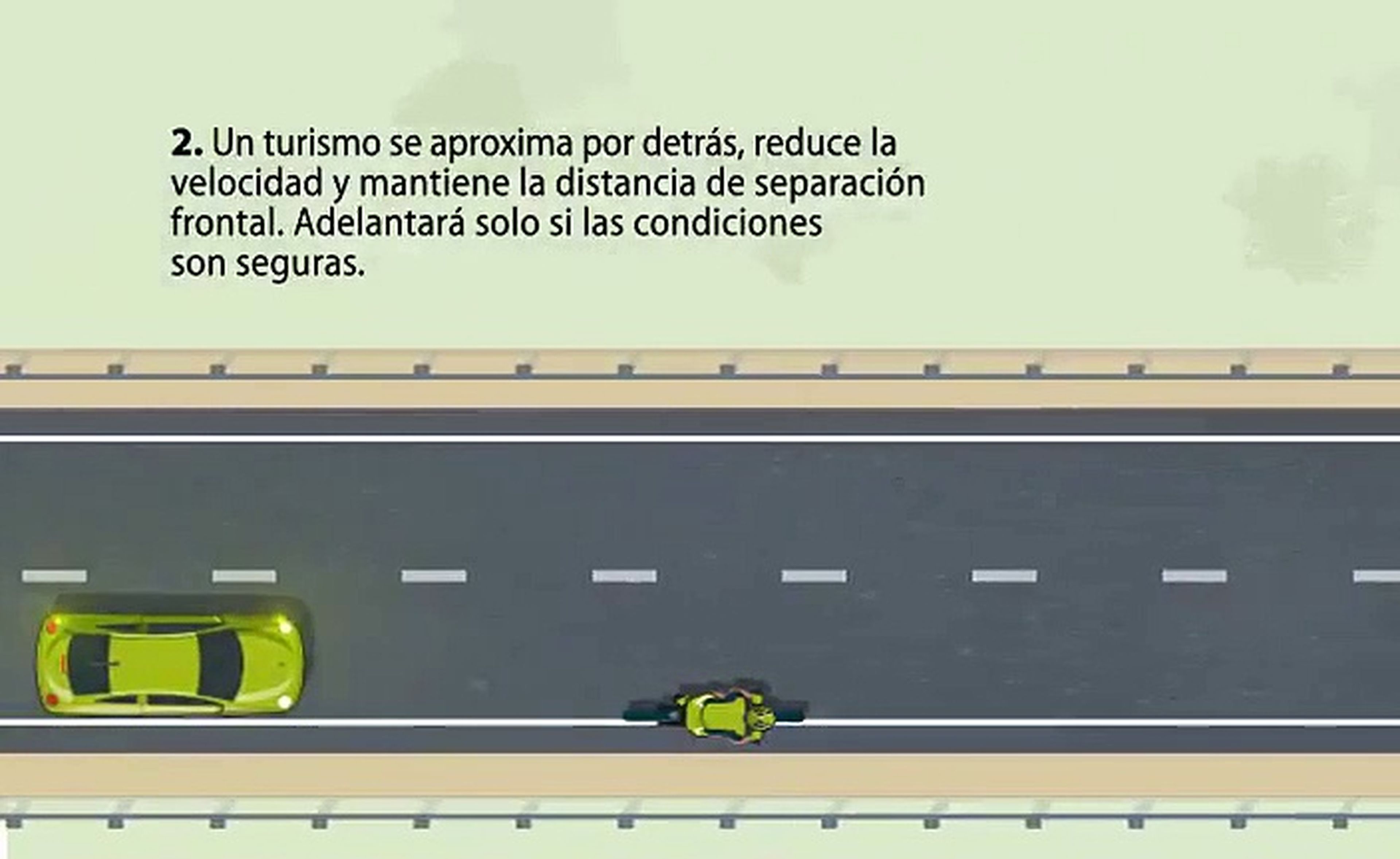 VÍDEO: Si hay dos ciclistas en ambos sentidos de la carretera, NO hagas esto (TG)