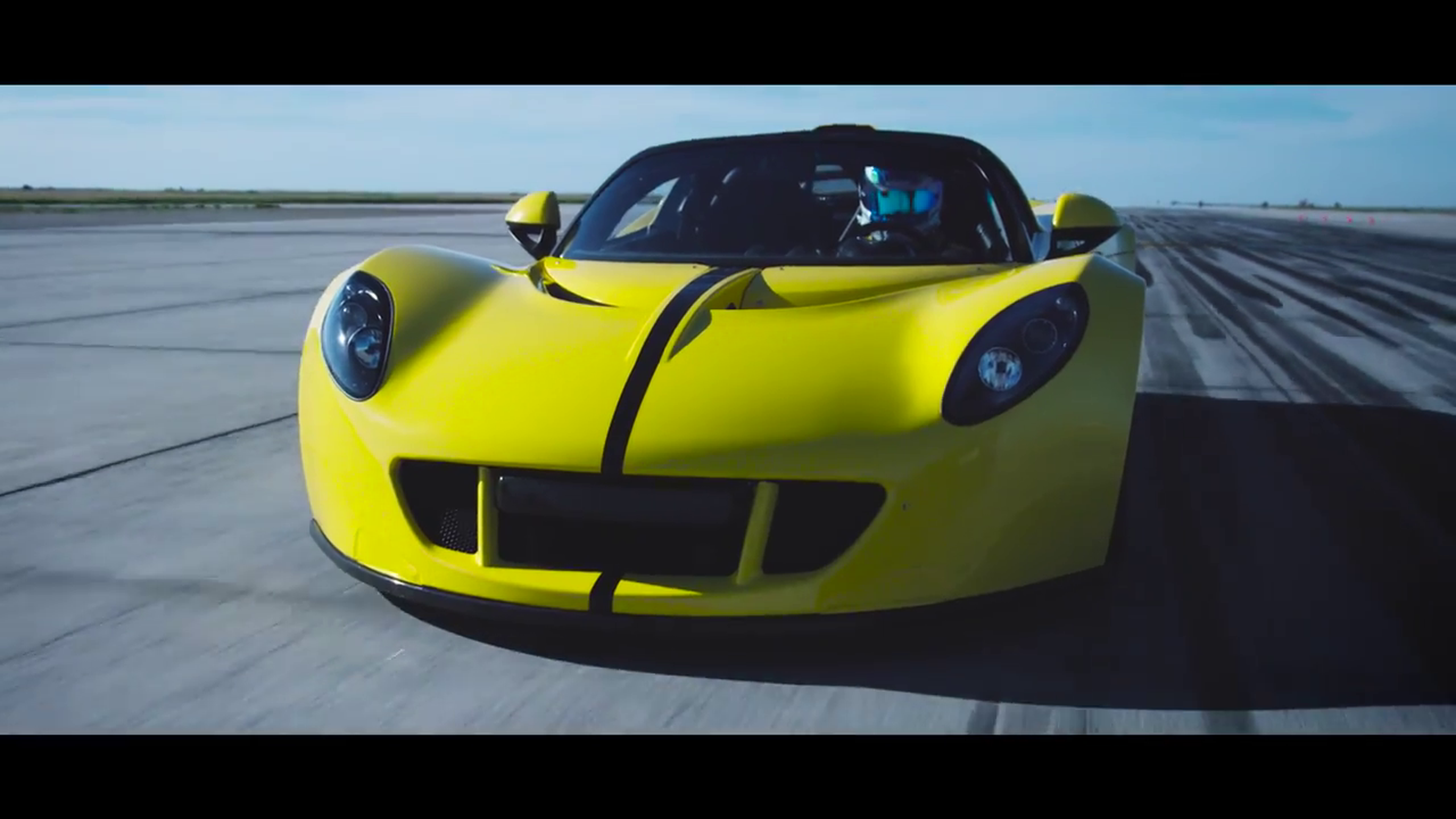 Vídeo del making off del récord del Hennessey Venom GT Spyder