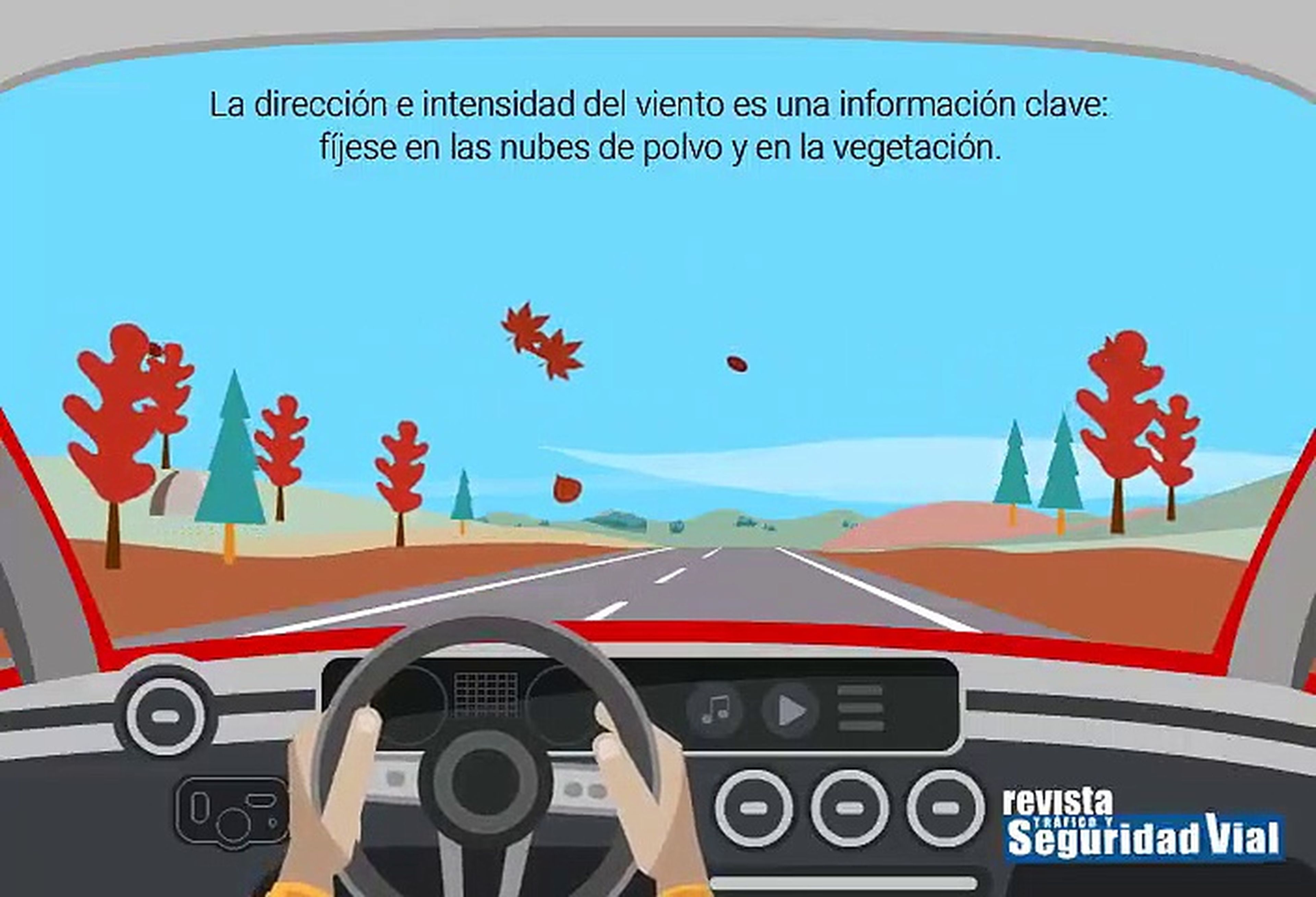 VÍDEO: Ojo a las rachas de viento al volante, mira estos consejos para salir 'airoso'