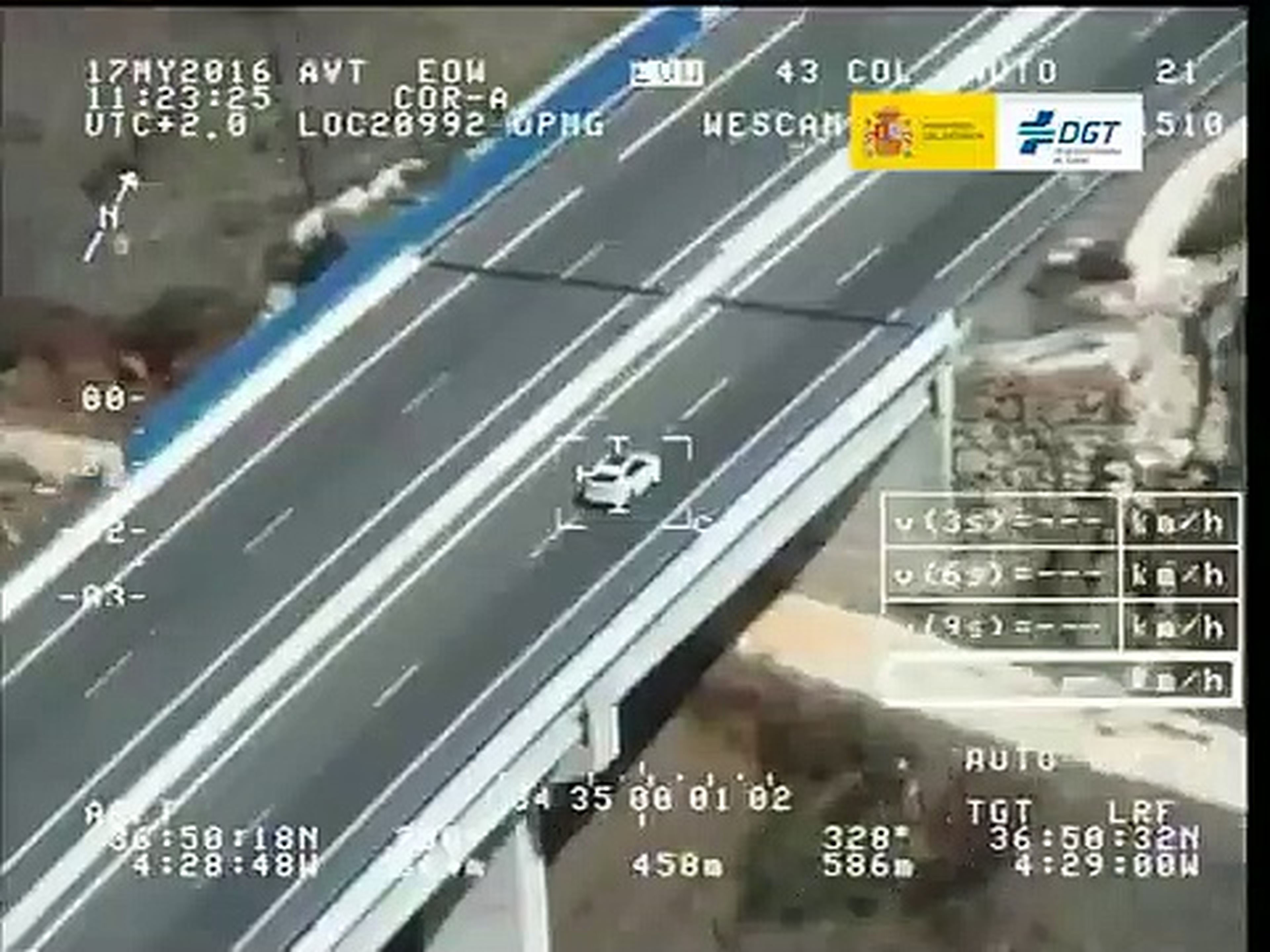 VÍDEO: Pegasus caza a este Audi Q3 a 216 km/h, ¡multazo!