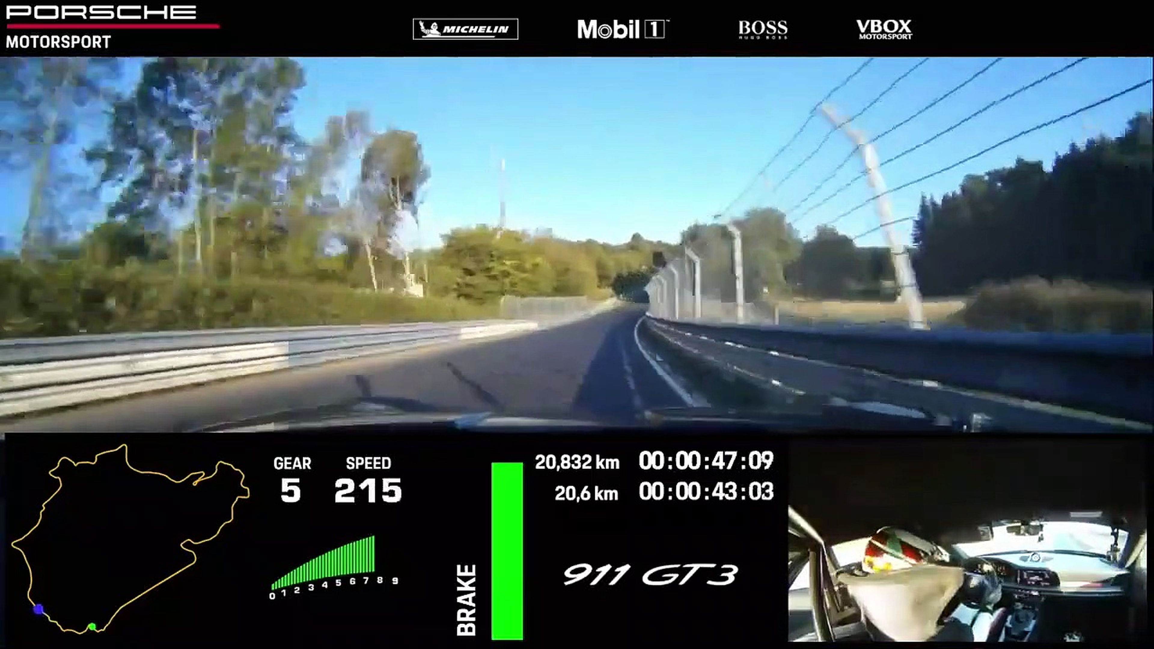 VÍDEO: Porsche 911 GT3 2021, su vuelta rápida a Nürburgring en 6:59 segundos