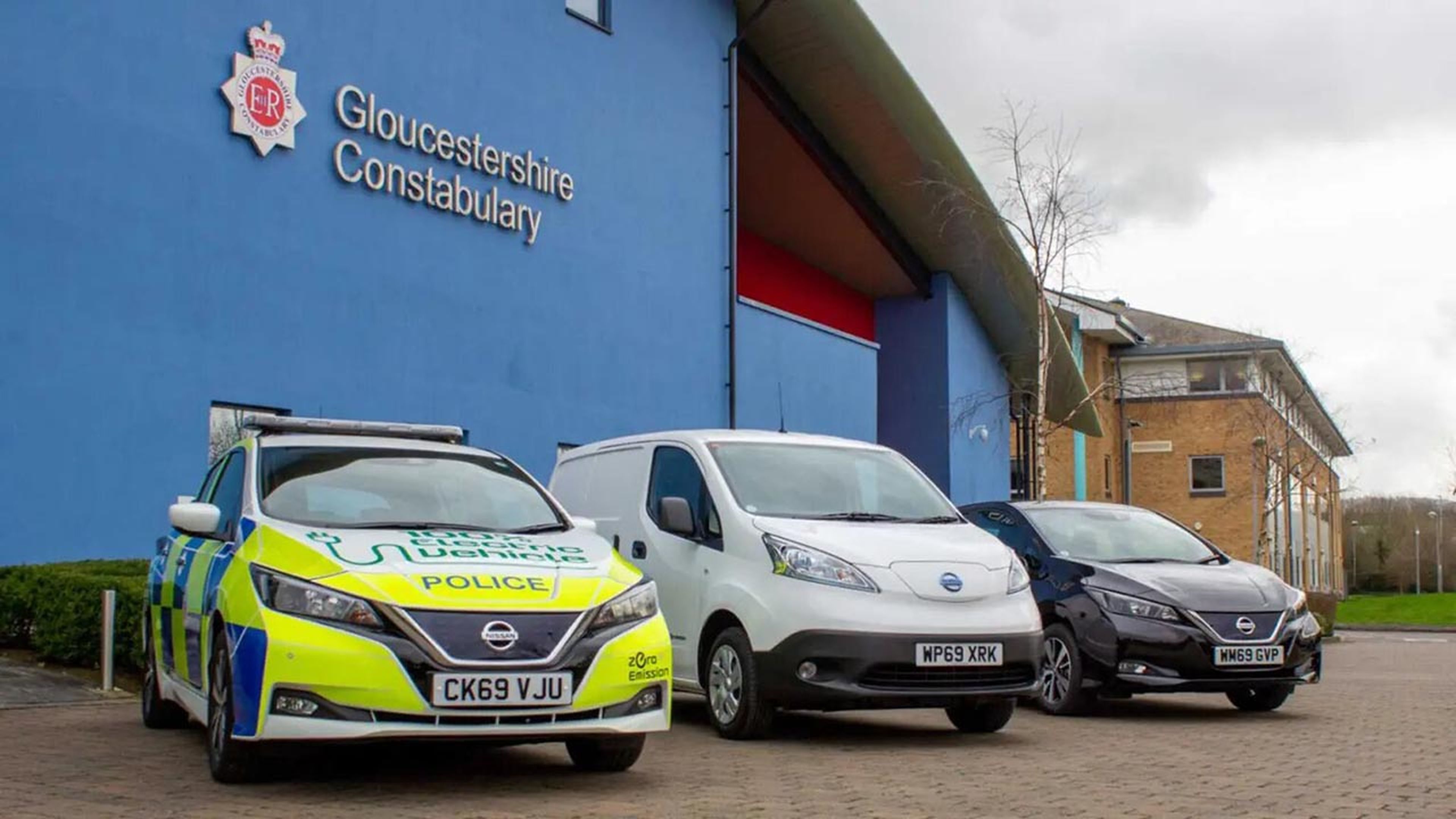 coches eléctricos de la Policia de Gloucestershire
