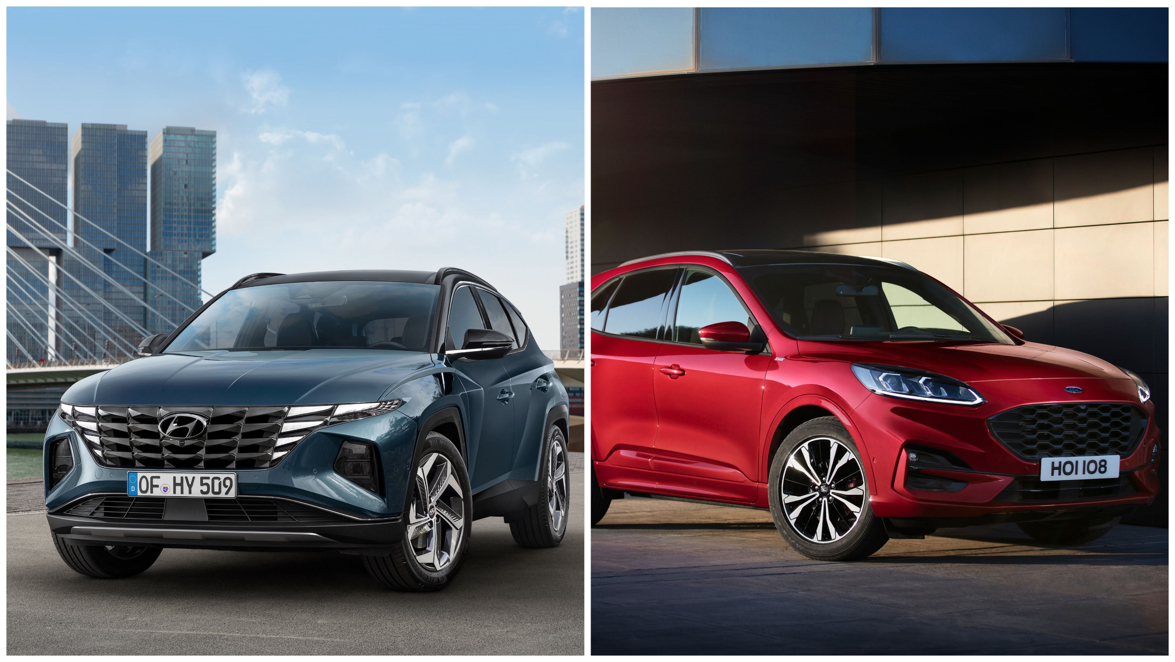 Hyundai Tucson o Ford Kuga, ¿cuál elegir?