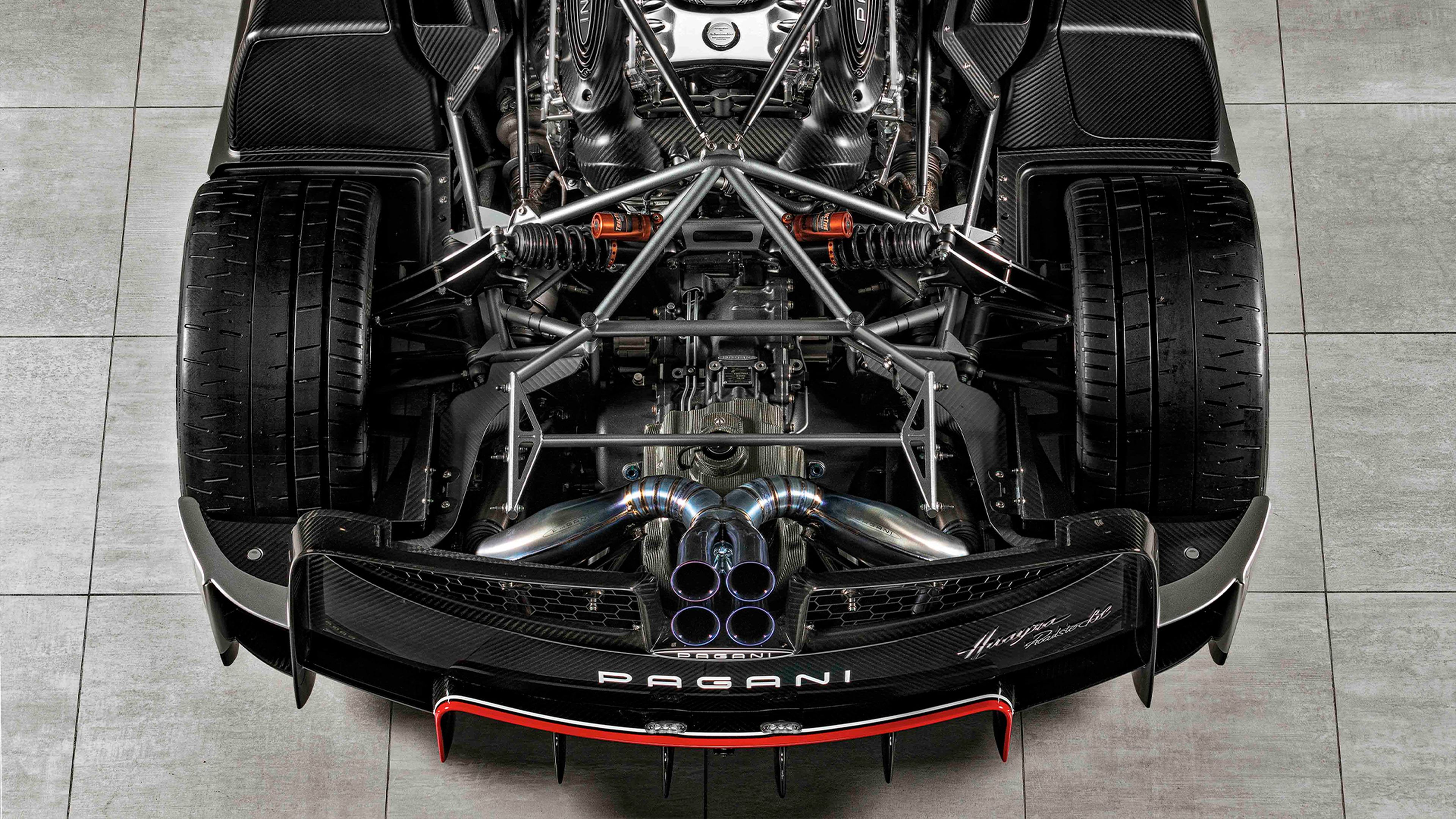 Motor V12 Mercedes-AMG del Pagani Huayra Roadster BC.