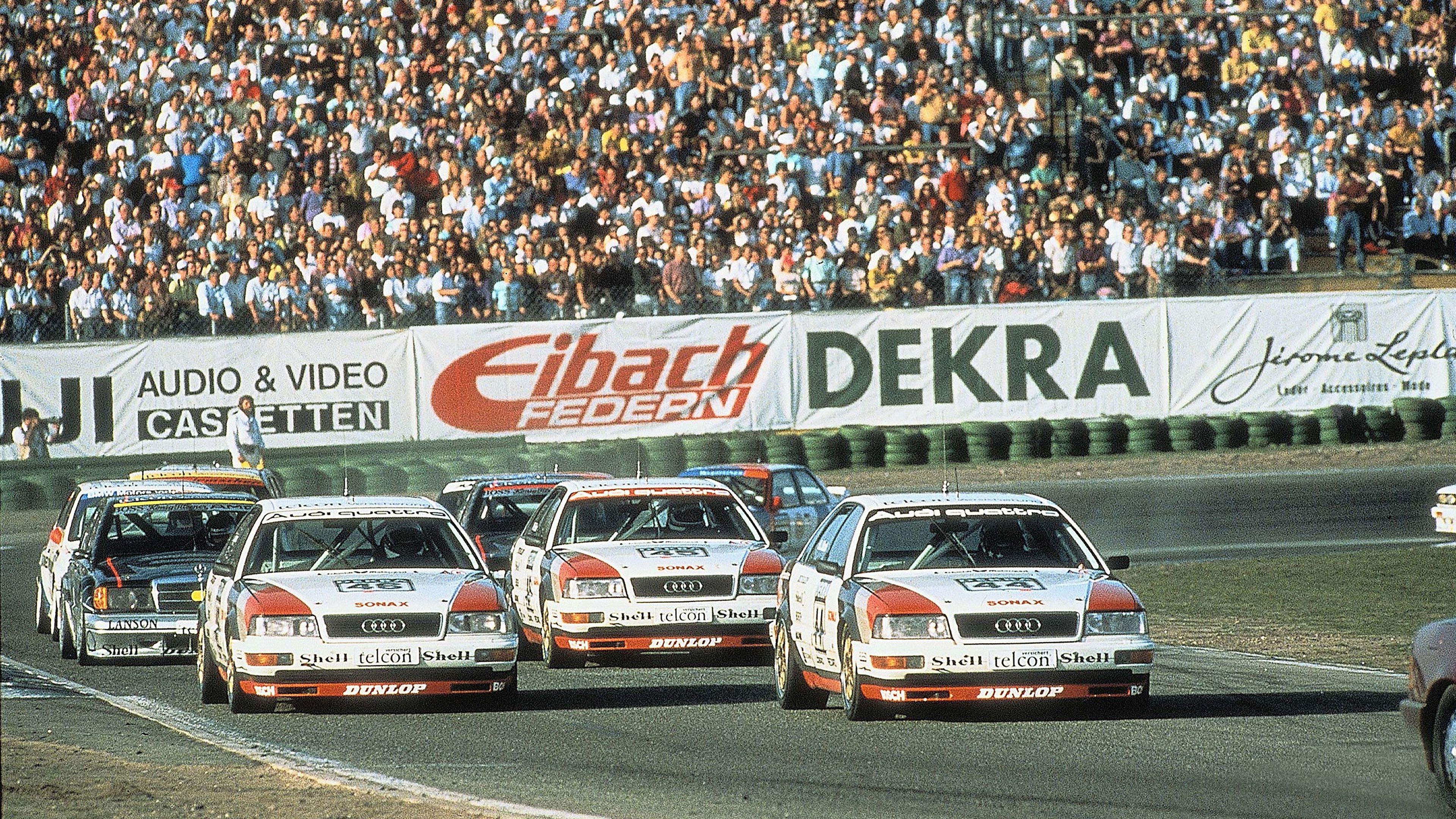Con lo que más se asocia al Audi V8 es con el DTM, donde tuvo al volante a pilotos como Hans-Joachim Stuck.