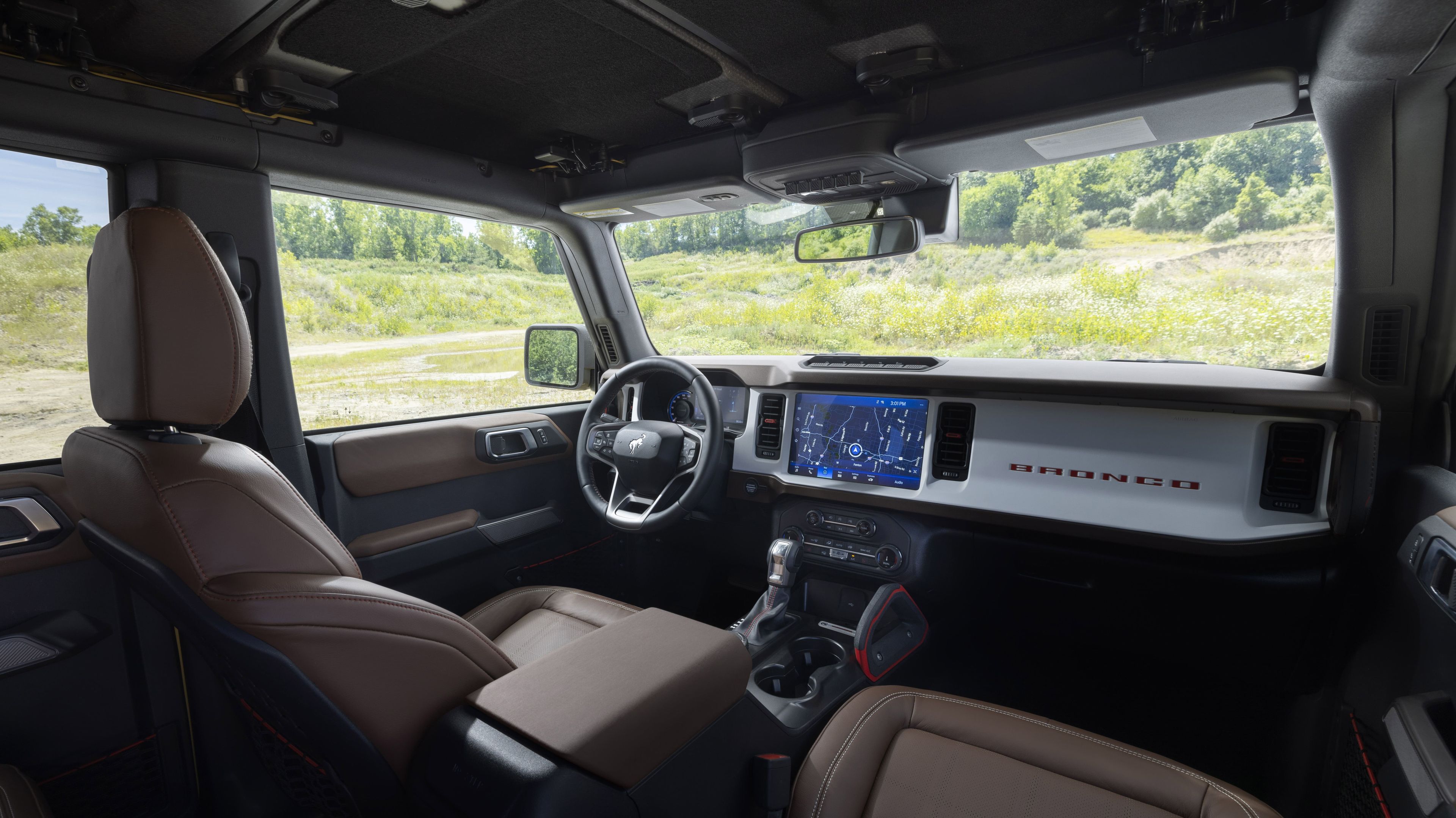 Interior Ford Bronco Heritage Edition y Limited Edition