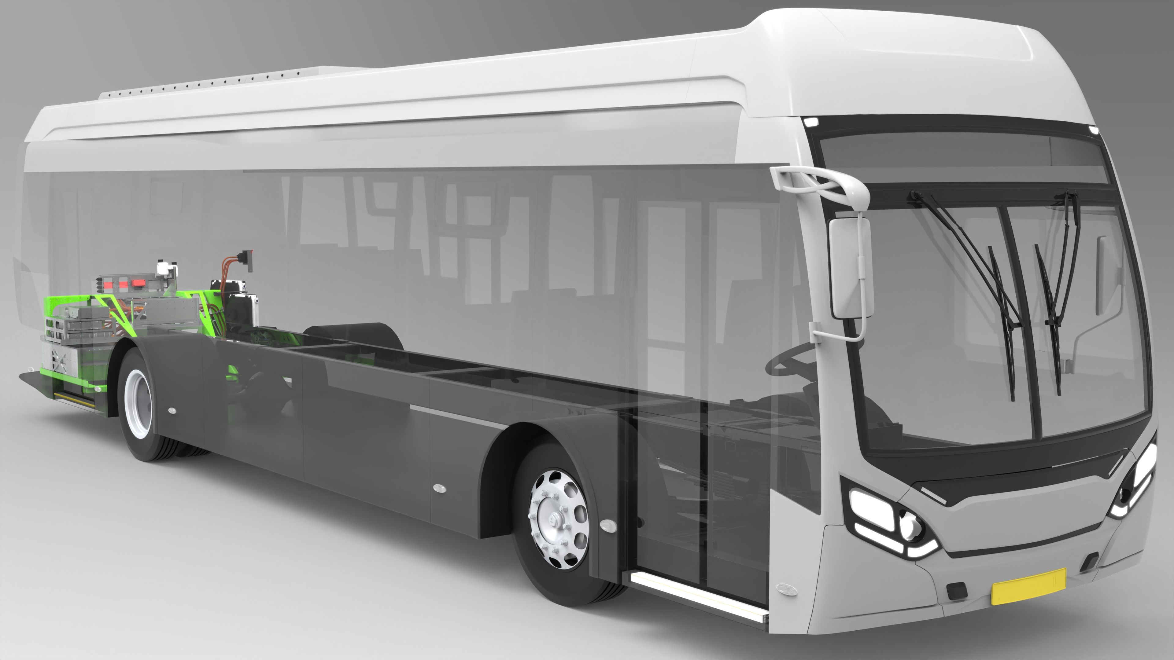 Conversión de autobús diésel a eléctrico Kleanbus