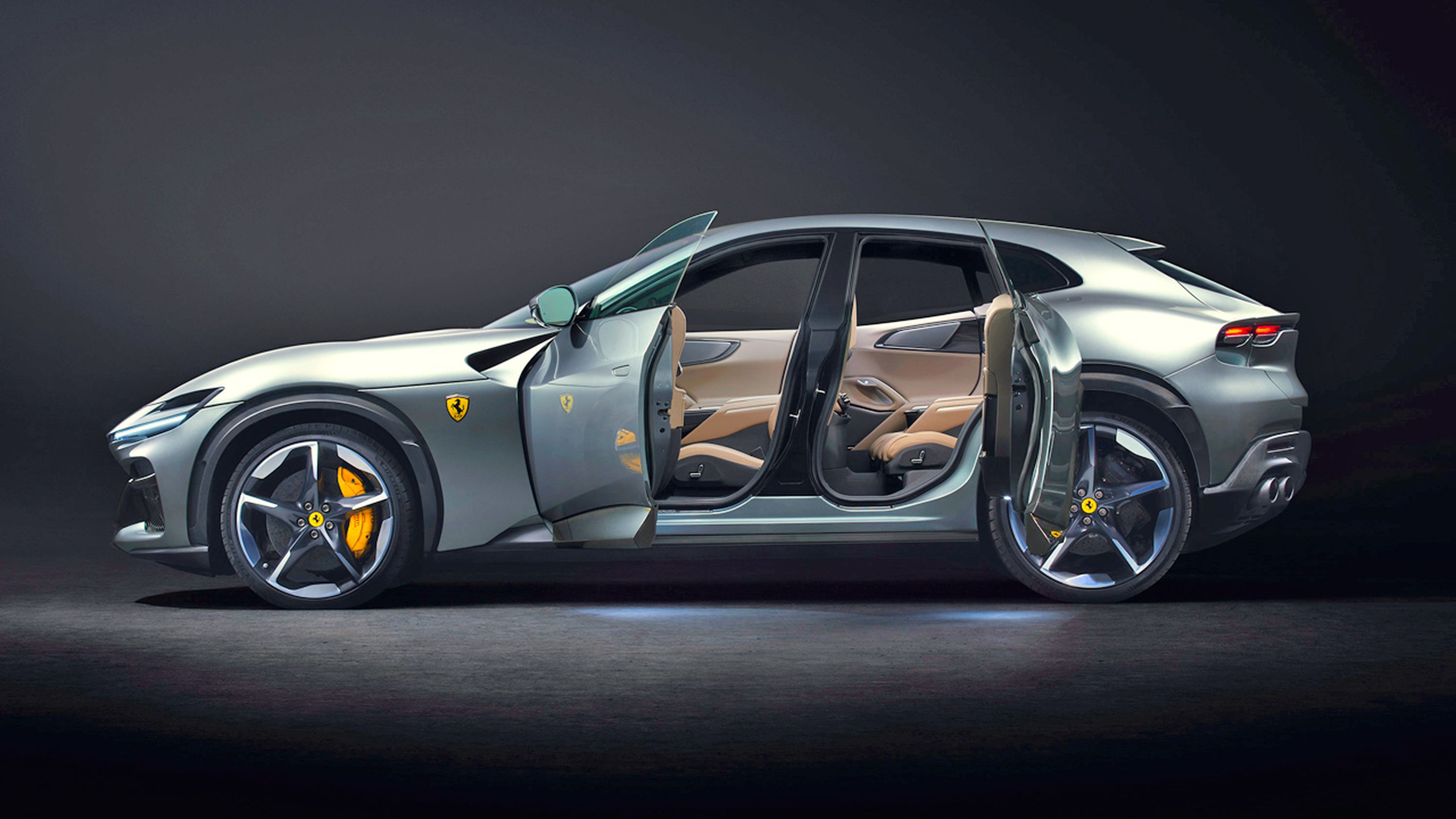 Ferrari Purosangue 2023 con puertas traseras de tipo suicida o de apertura opuesta