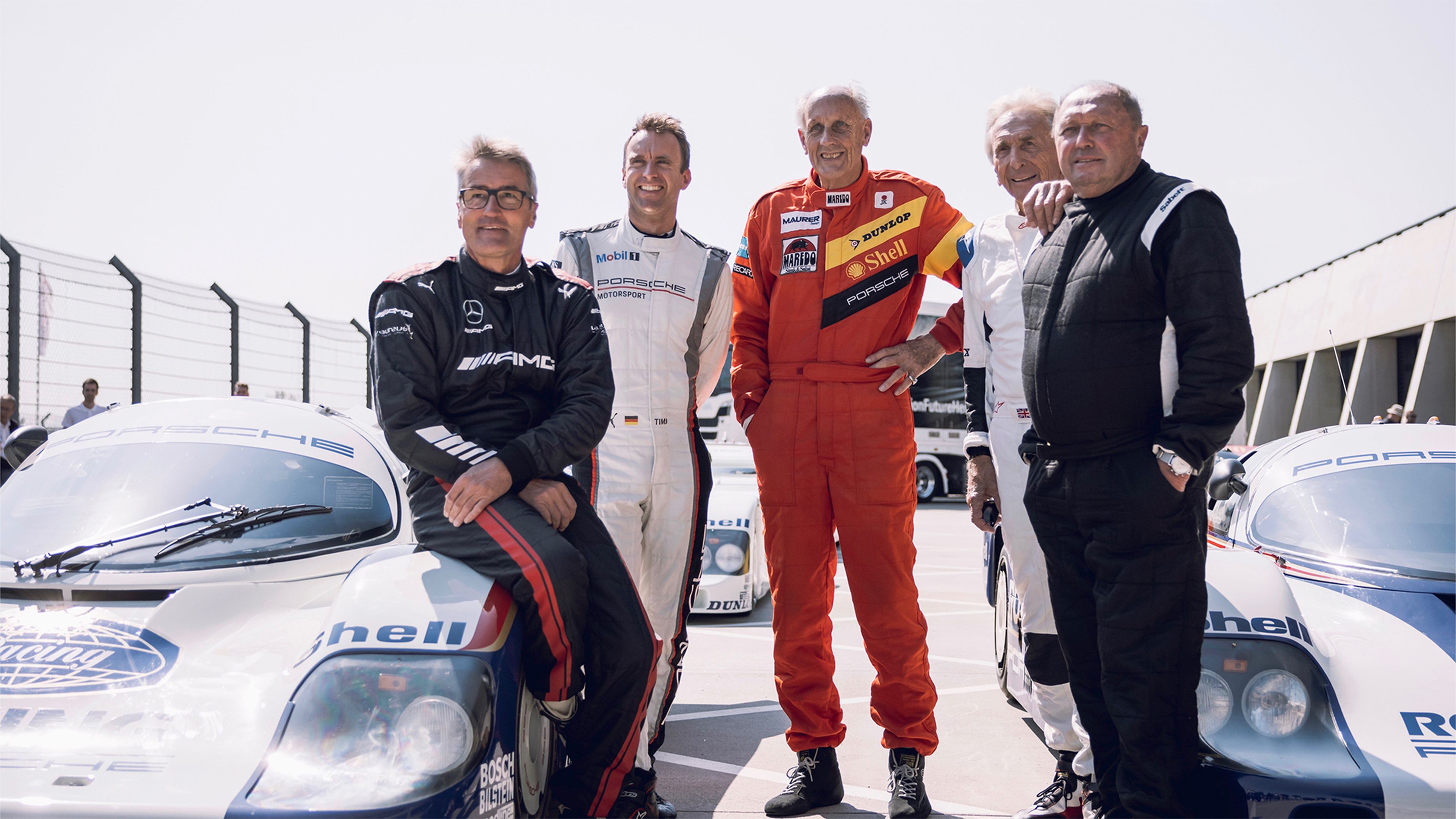 Bernd Schneider, Timo Bernhard, Hans-Joachim Stuck, Derek Bell, Jochen Mass