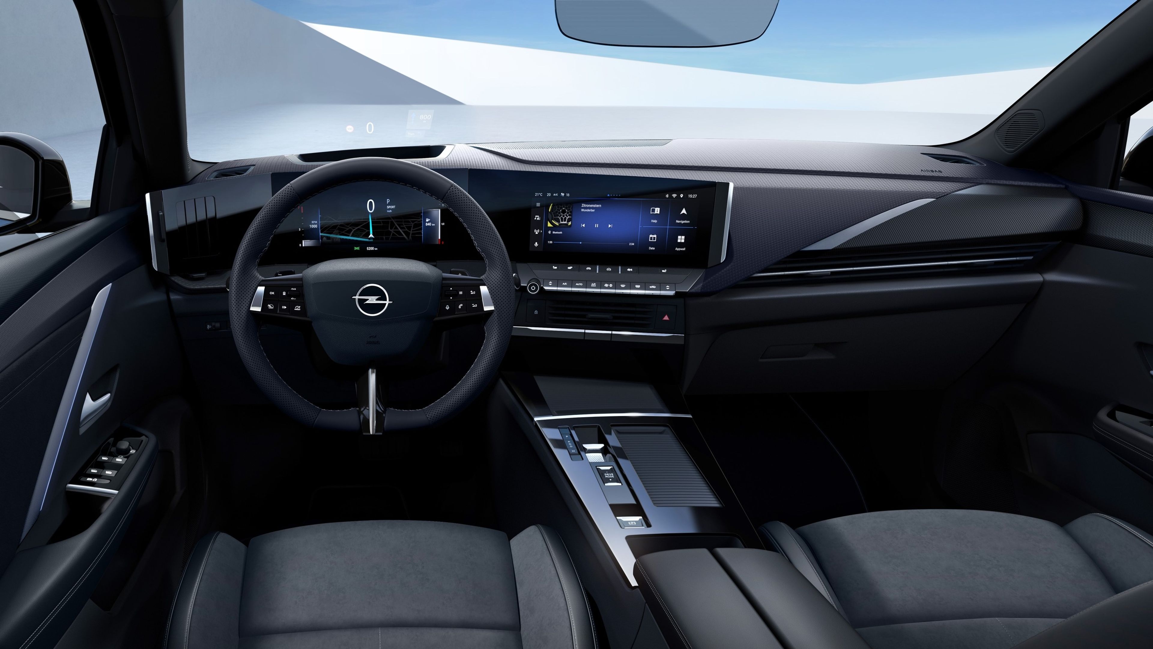Interior del Opel Astra