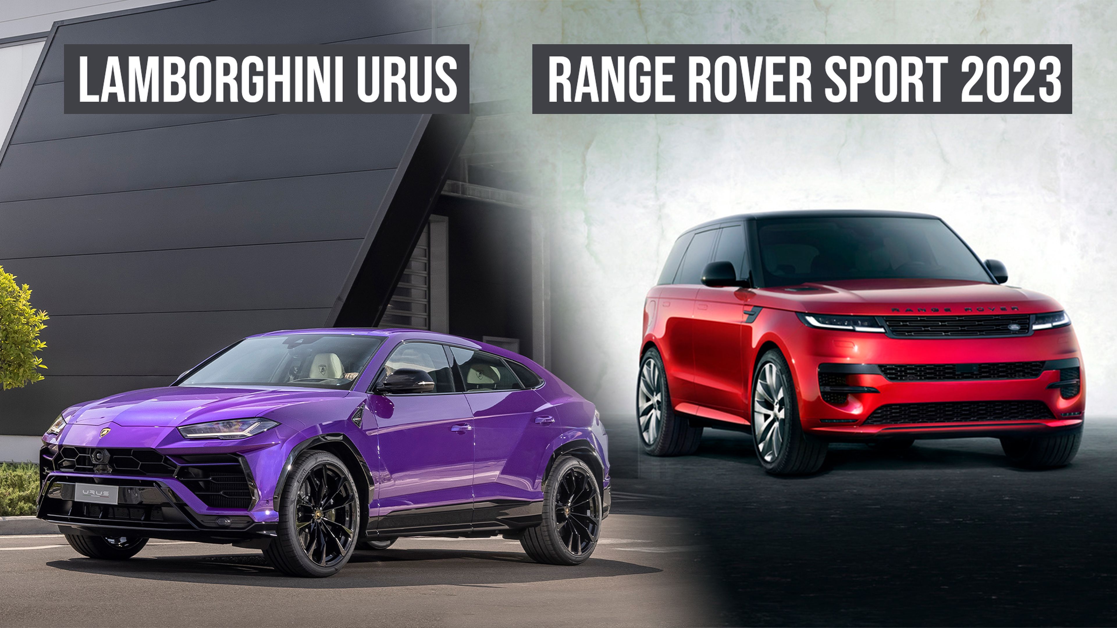 Lamborghini Urus vs Range Rover Sport 2023