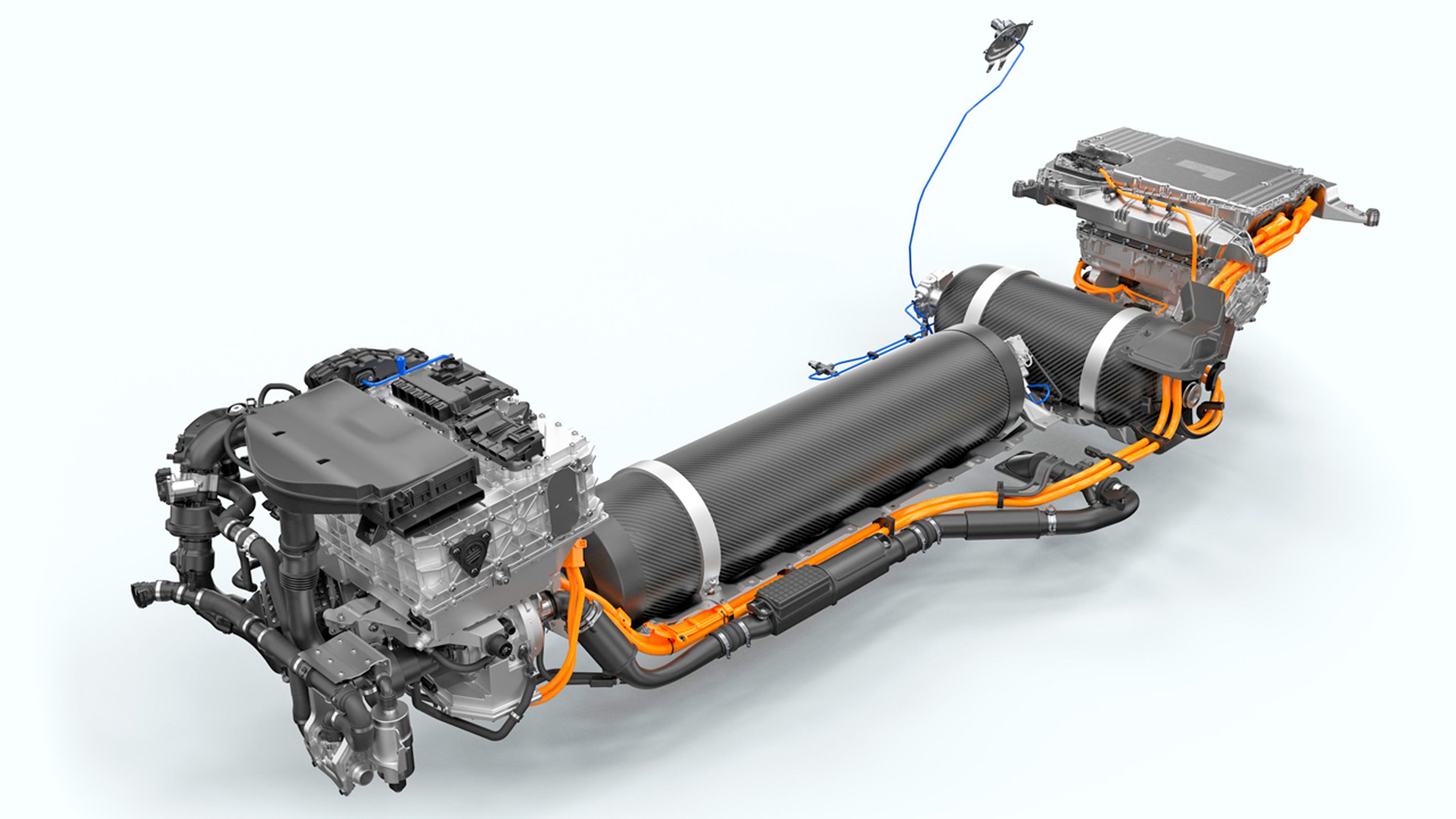 Sistema de pila de combustible de hidrógeno del BMW iX5