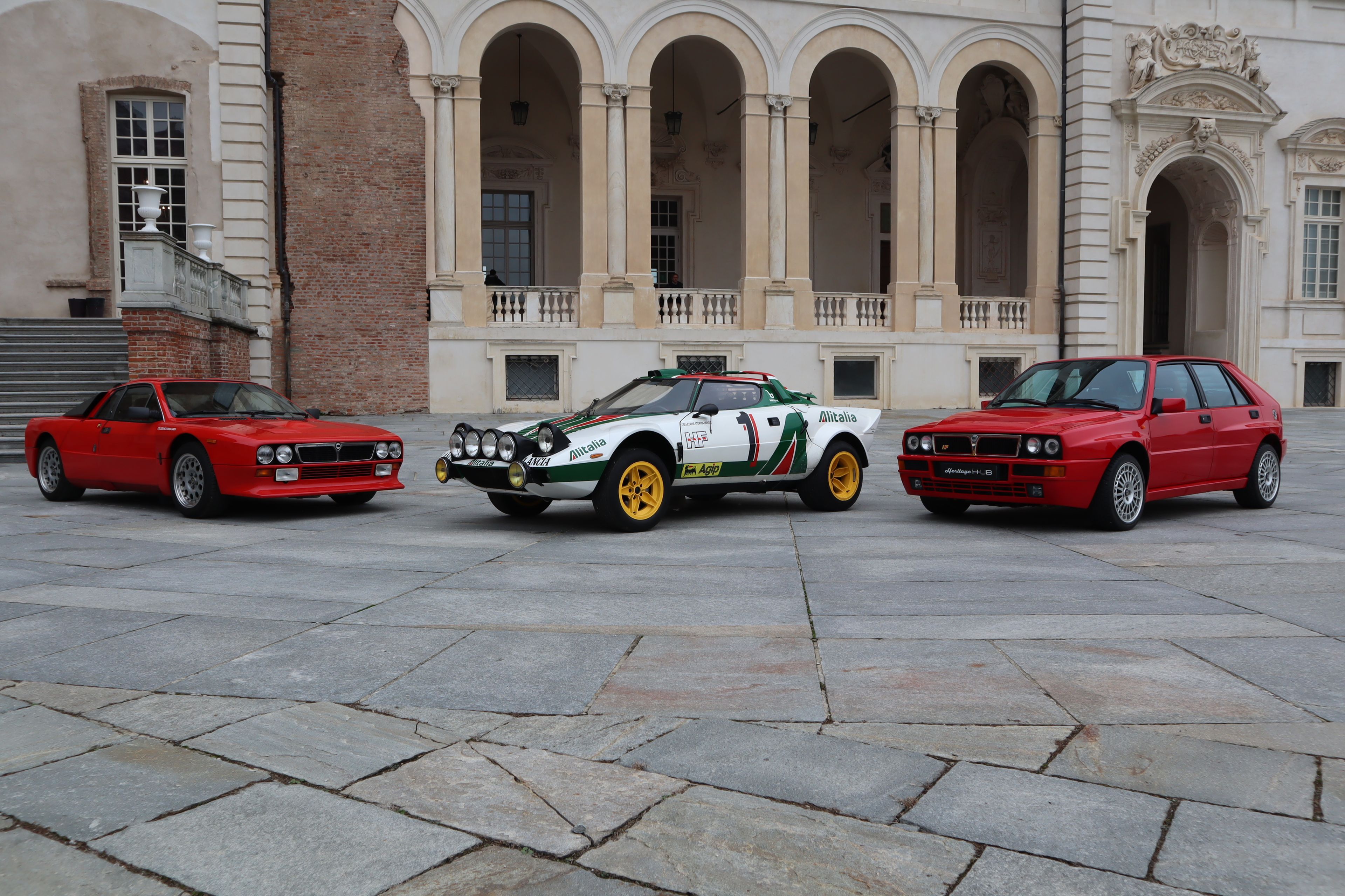 Clásicos de Lancia como el Aurelia, el Stratos y el Delta en el evento de renacimiento de la marca
