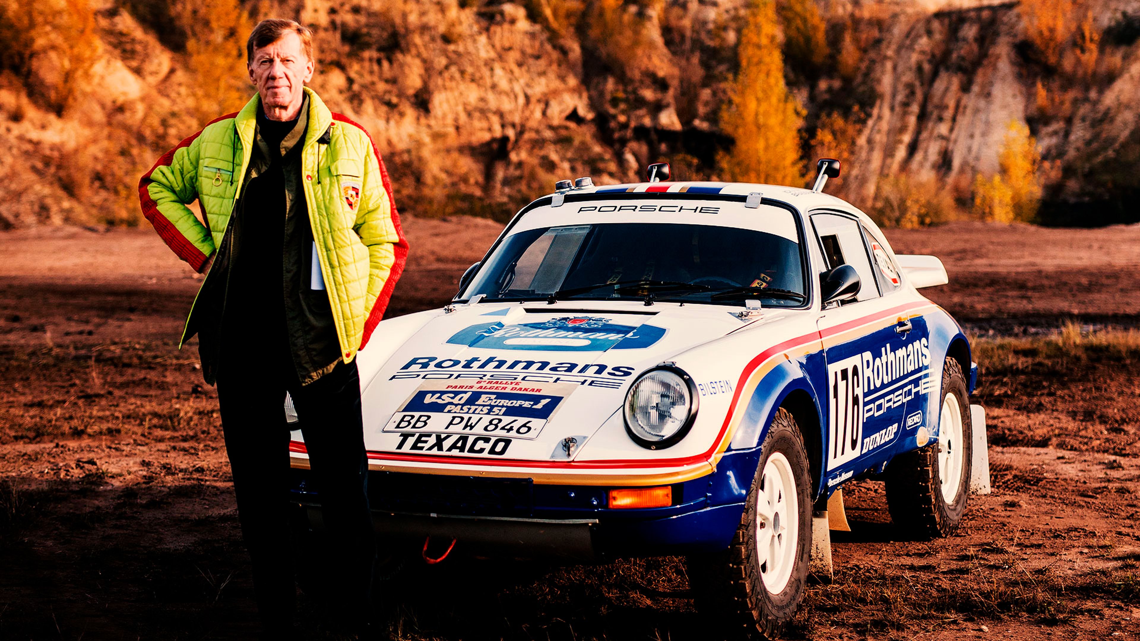 Walter Röhrl con el Porsche 911 953.