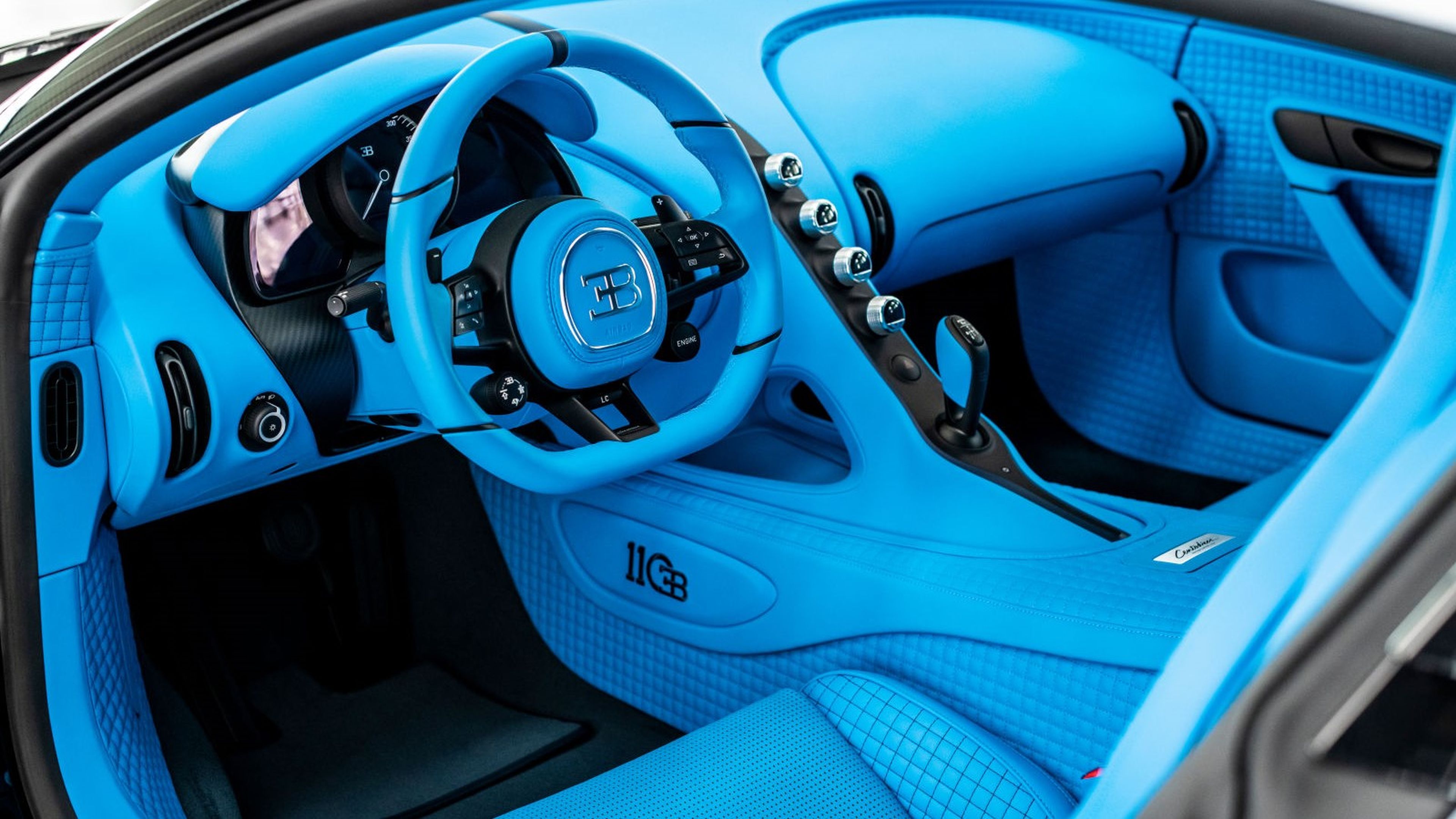 Interior del último Bugatti Centodieci fabricado