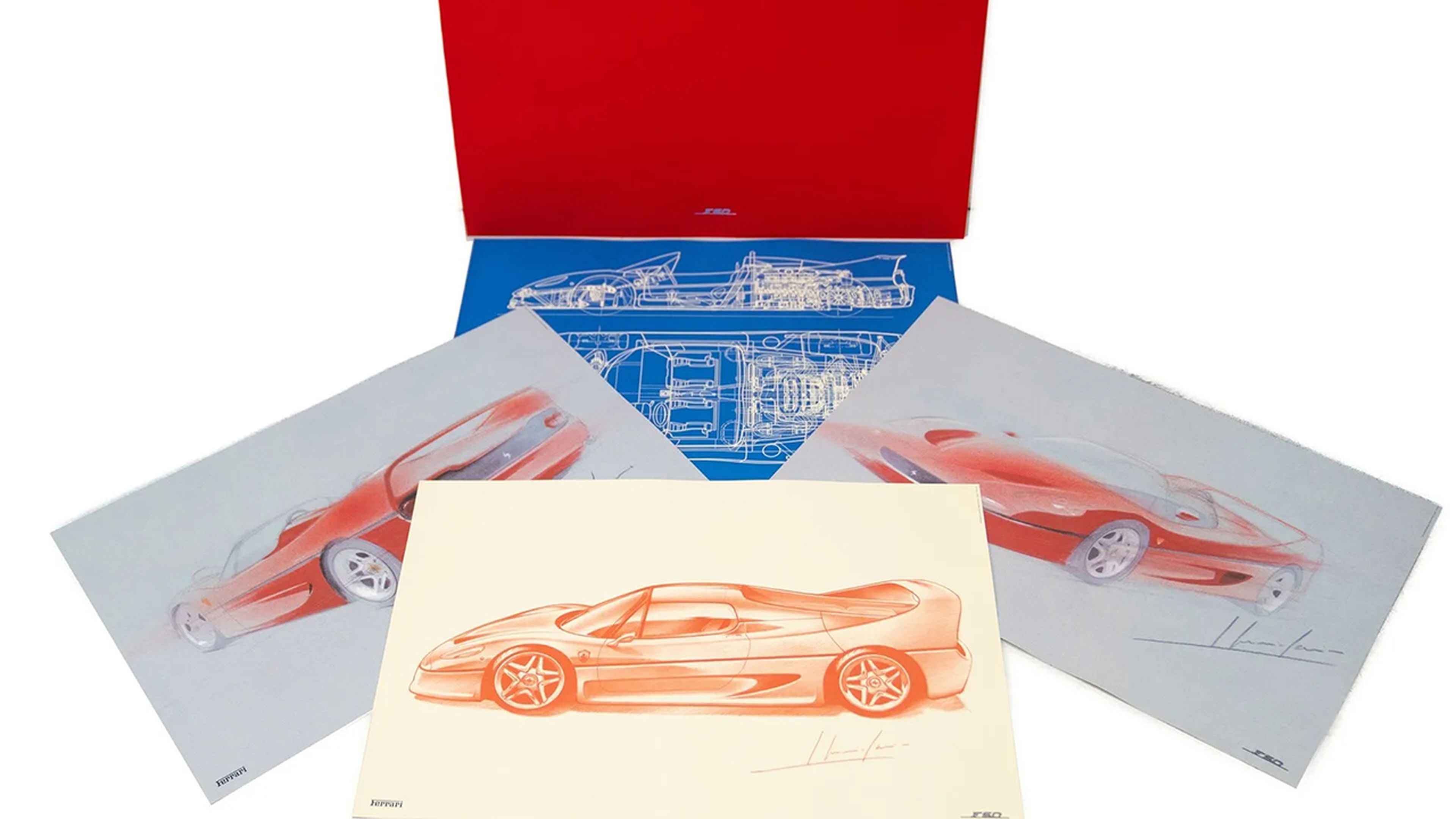 litografías de Ferrari