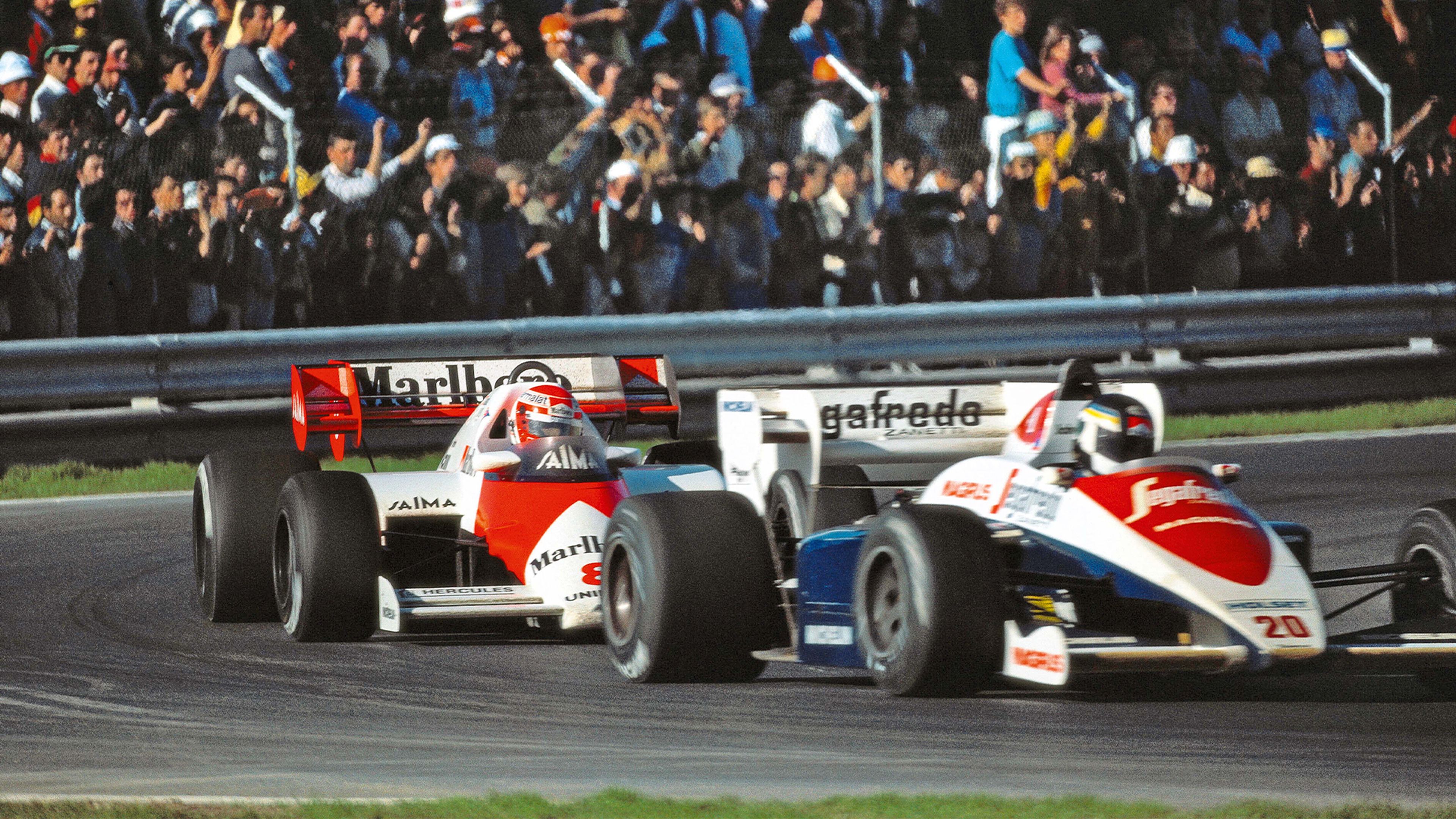 Niki Lauda en el McLaren-TAG Porsche durante el GP de Portugal de 1984